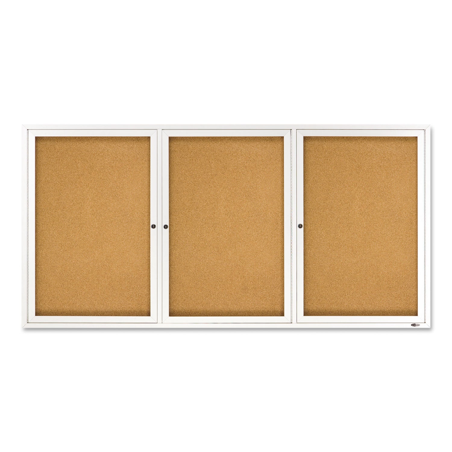 Quartet Enclosed Cork Bulletin Board | Three Doors