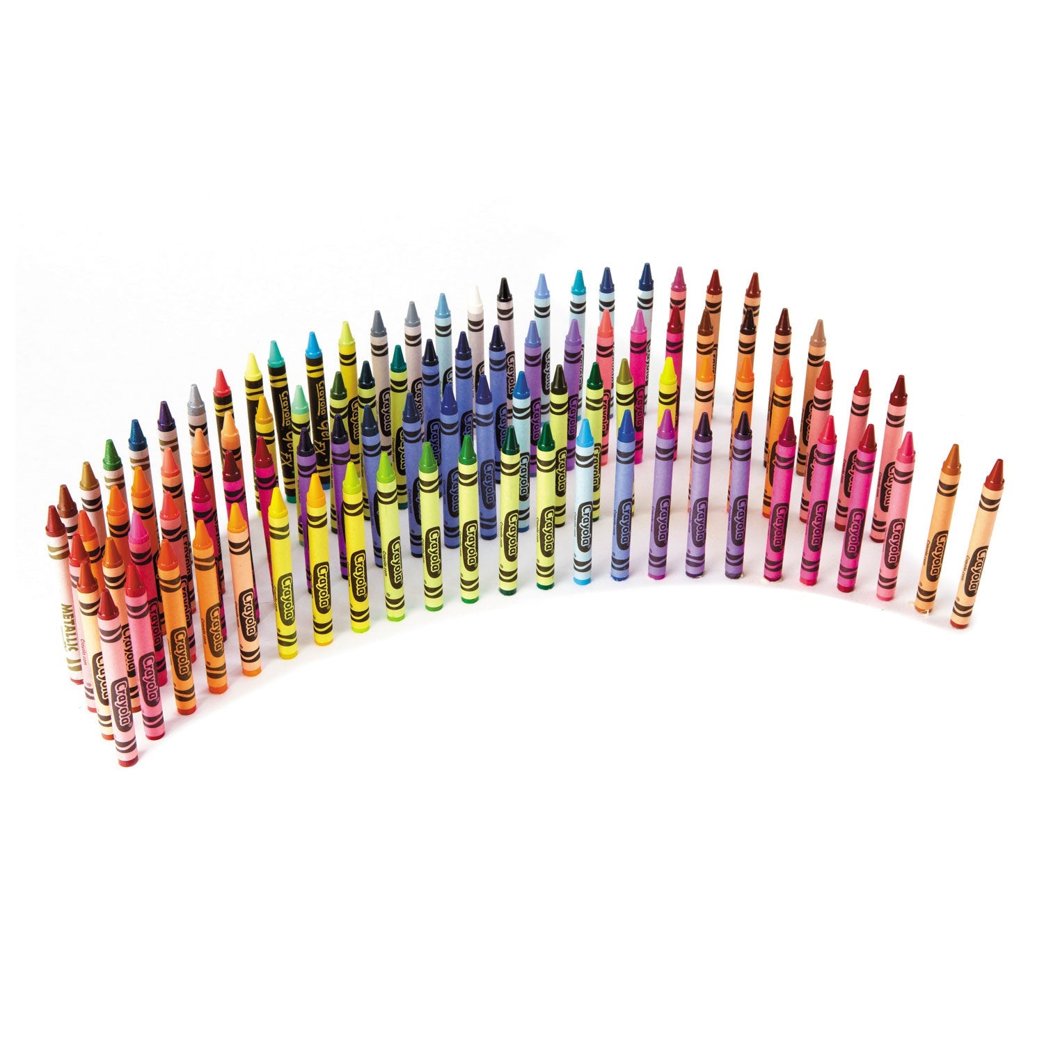 Crayola® Classic Color Crayons In Flip-Top Pack With Sharpener, 96 Colors/pack