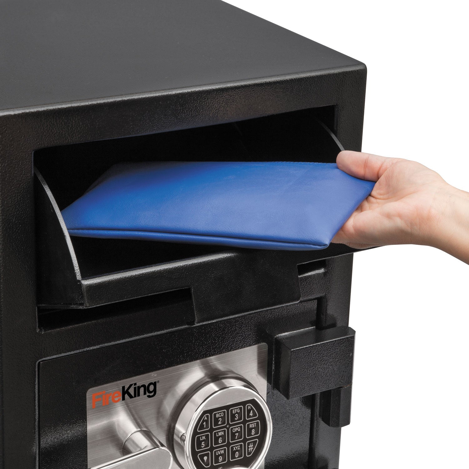 FireKing® Depository Security Safe, 2.72 Cu Ft, 24w X 13.4d X 10.83h, Black