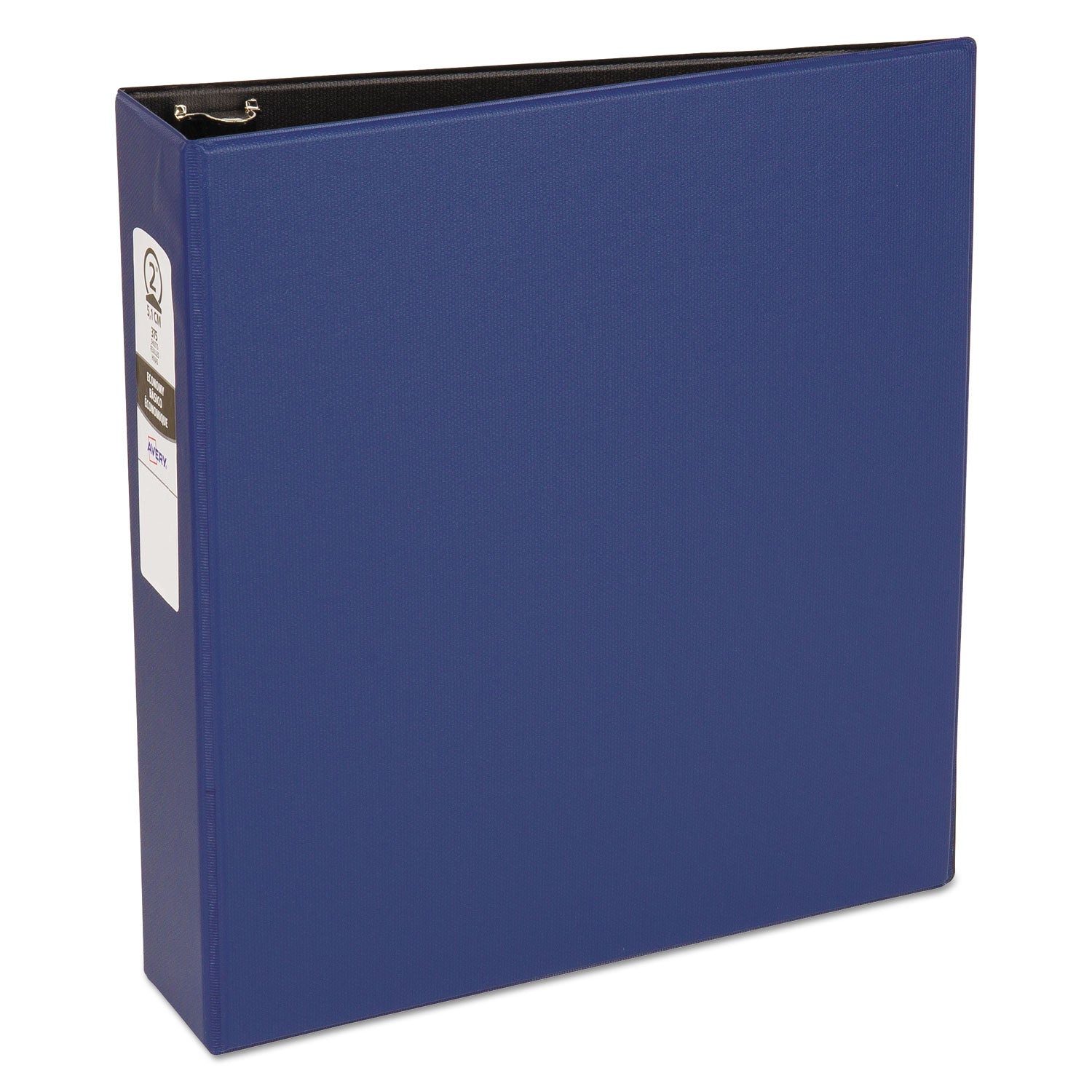 Avery® Economy Non-View Binder With Round Rings, 3 Rings, 2" Capacity, 11 X 8.5, Blue, (3500)