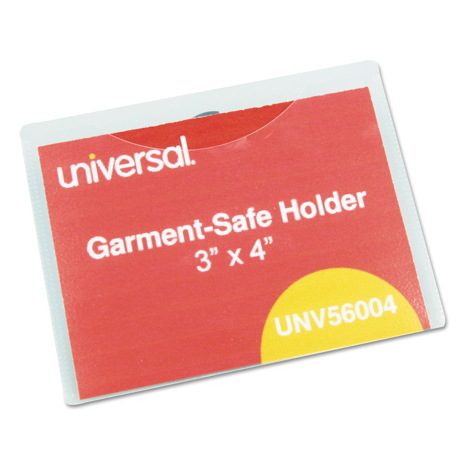 Clear Badge Holders w/Clips | 3x4 | 50/box