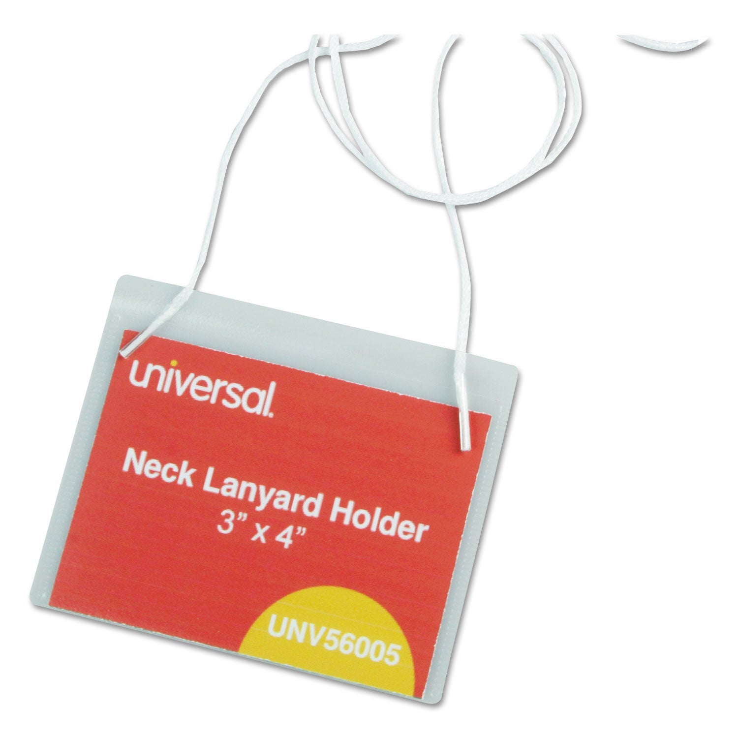 Clear Badge Holders w/Lanyards | 3x4 | 100/box
