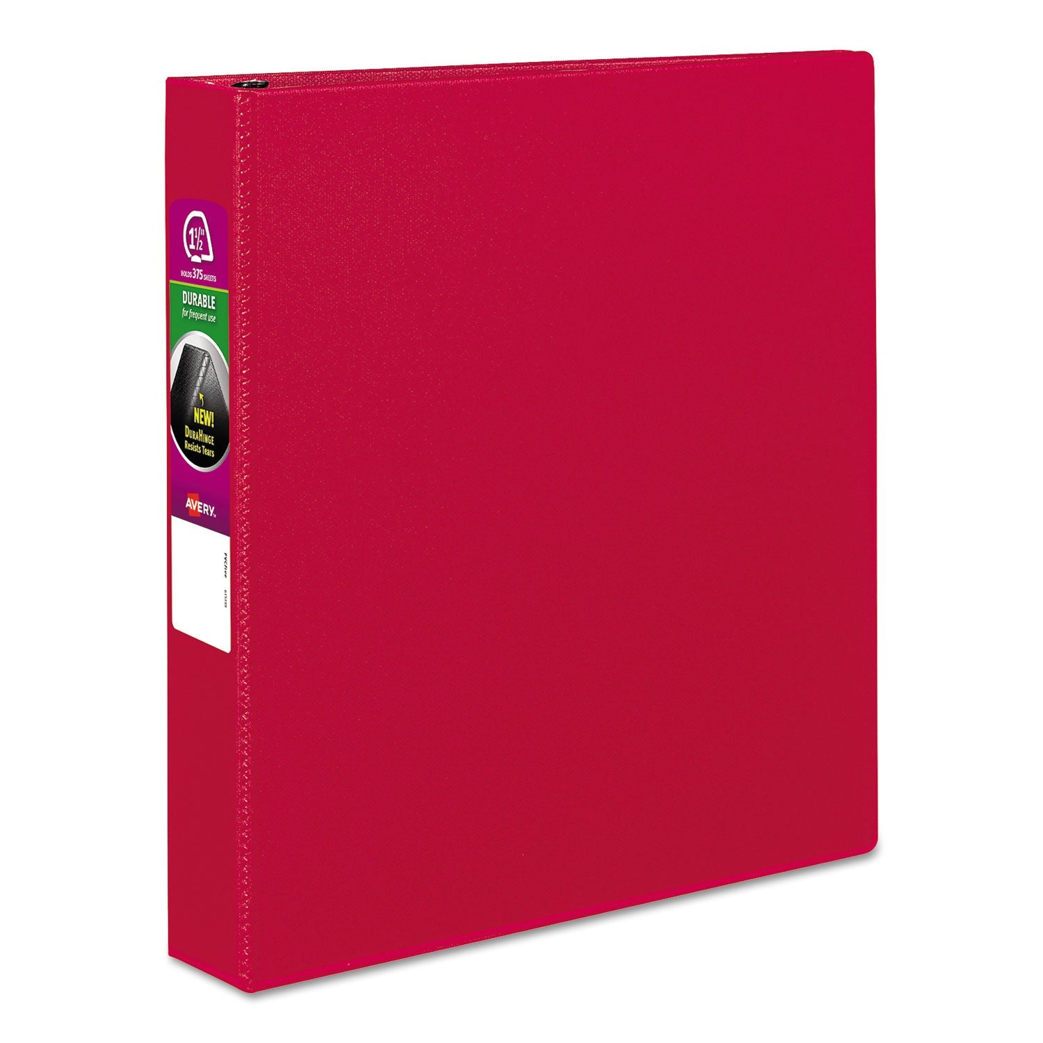 Durable Non-View Binder | Red | 1.5" Slant Rings