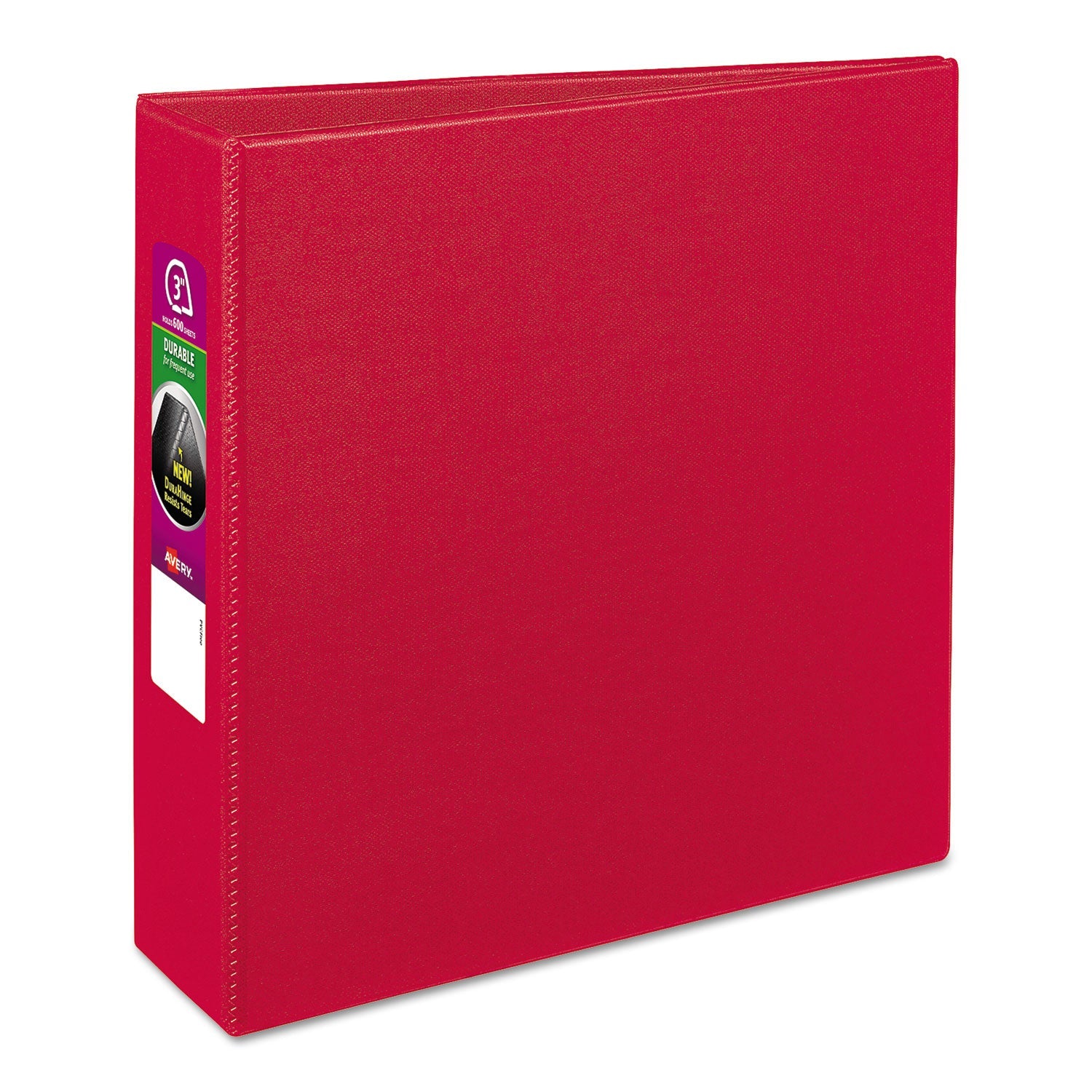 Durable Non-View Binder | Red | 3" Slant Rings