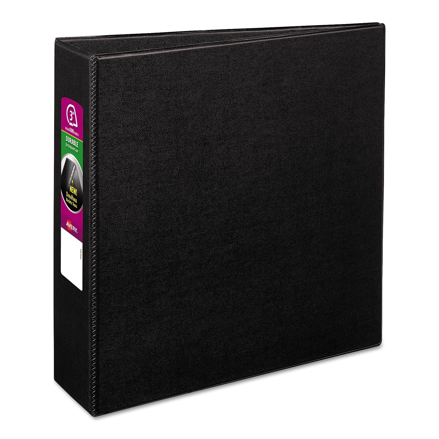Durable Non-View Binder | Black | 3" Slant Rings