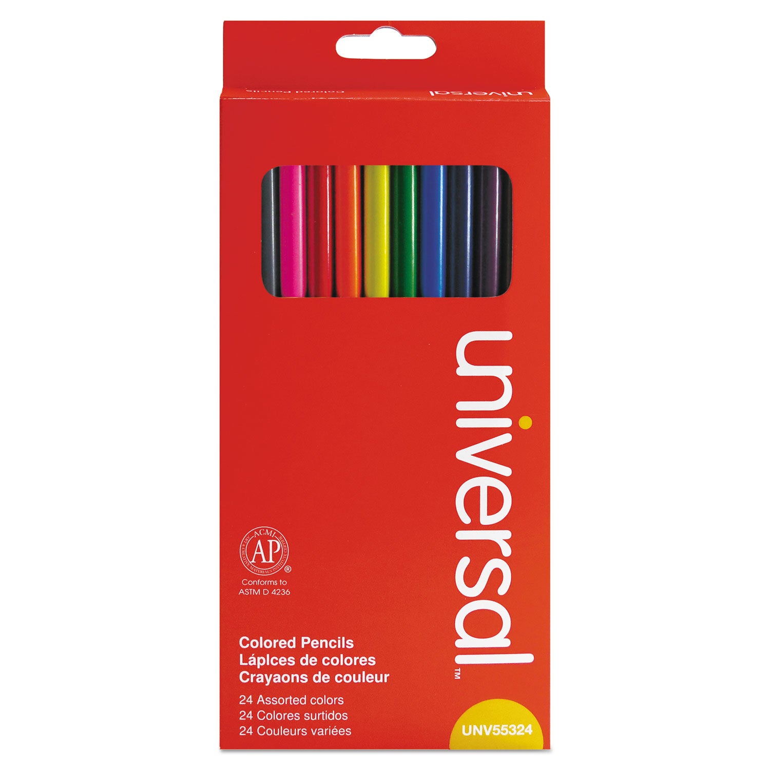 Woodcase Colored Pencils | 3mm Assorted | 24/Pack