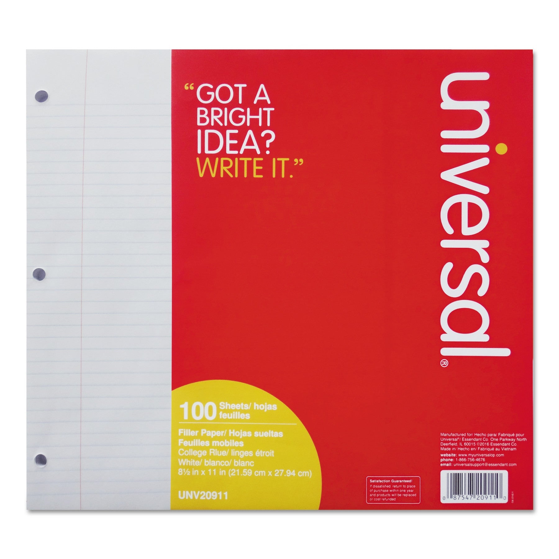 Filler Paper | College Rule, 100/Pack
