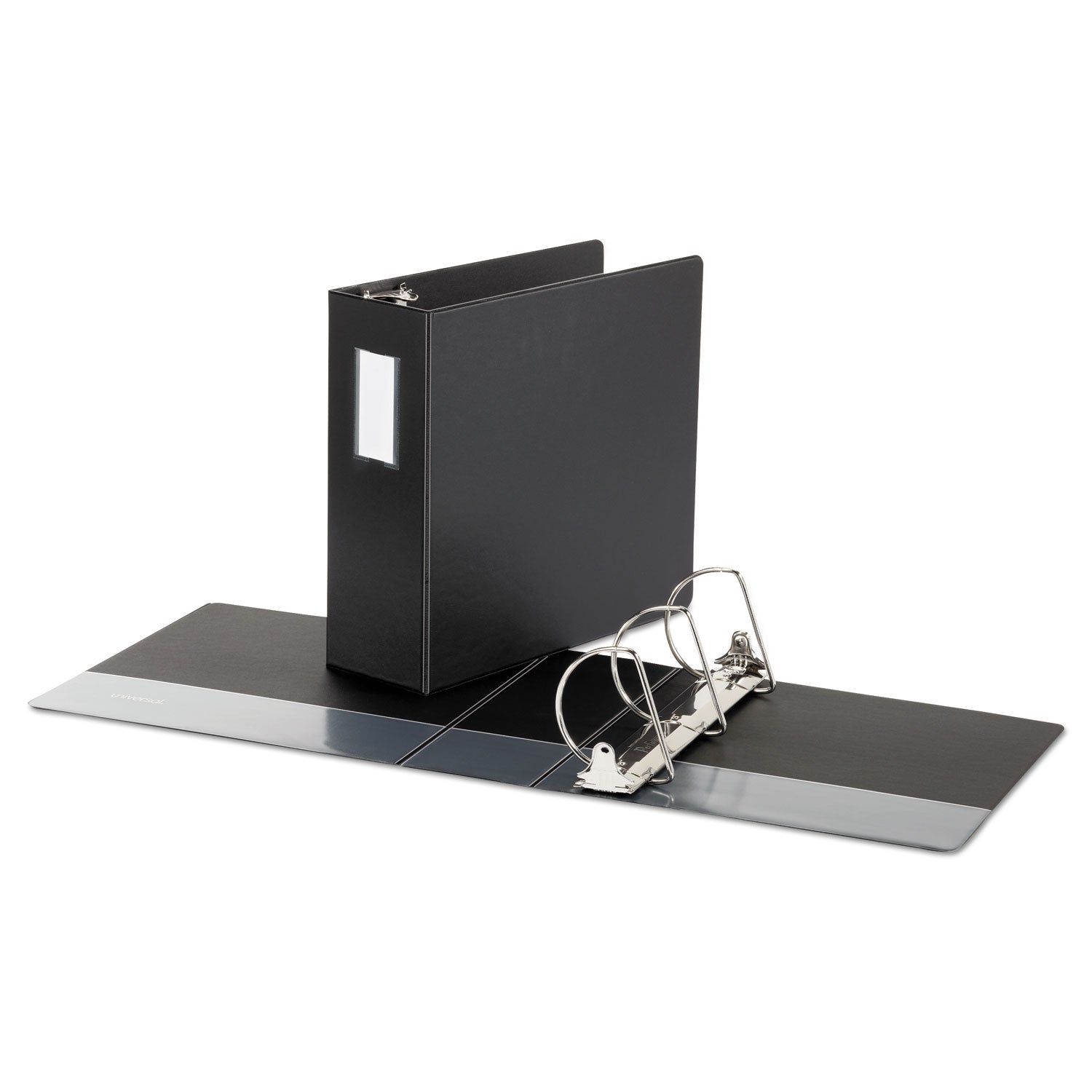 Non-View D-Ring Binder | 4" Capacity, Black