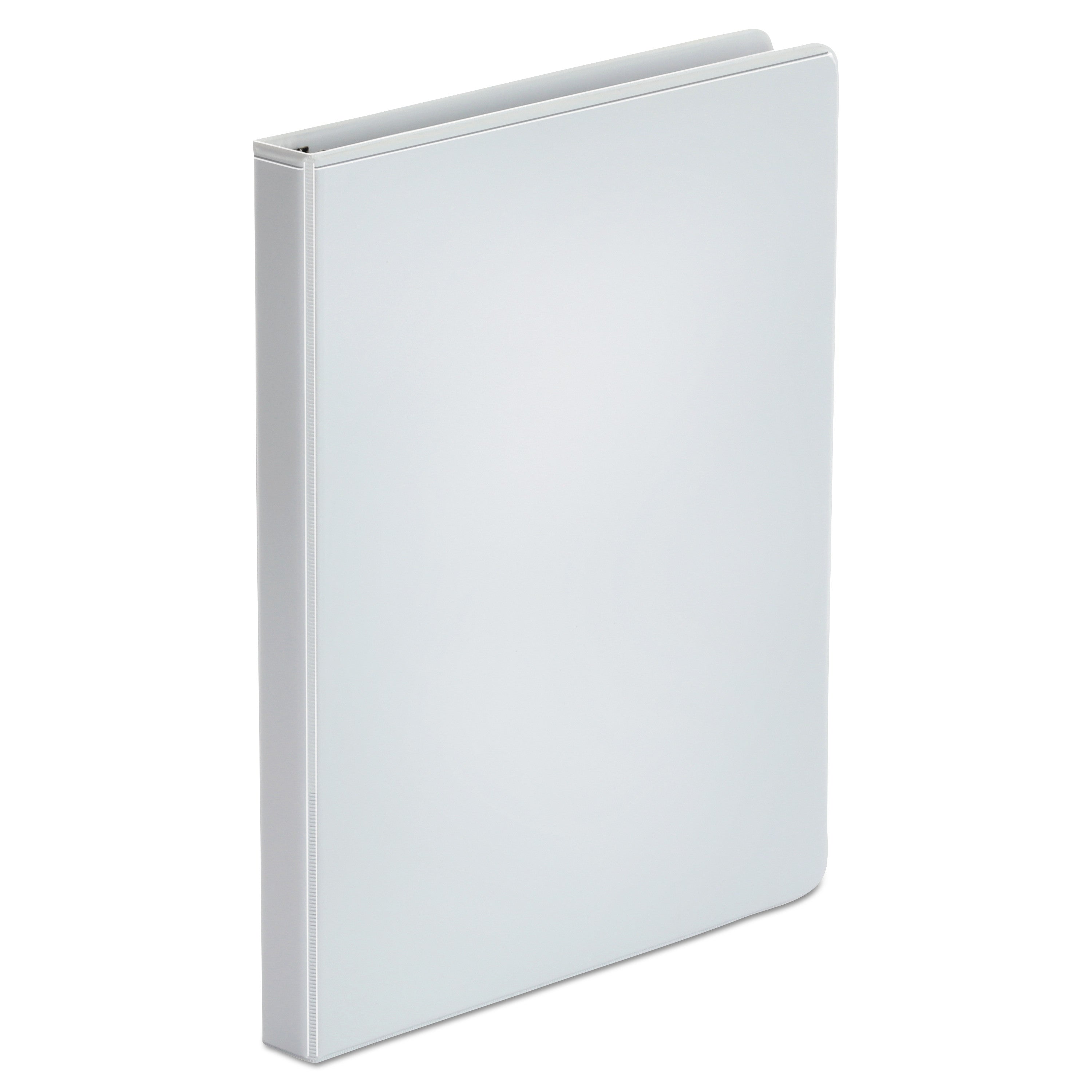 Universal® Economy Round Ring View Binder, 3 Rings, 0.5" Capacity, 11 X 8.5, White