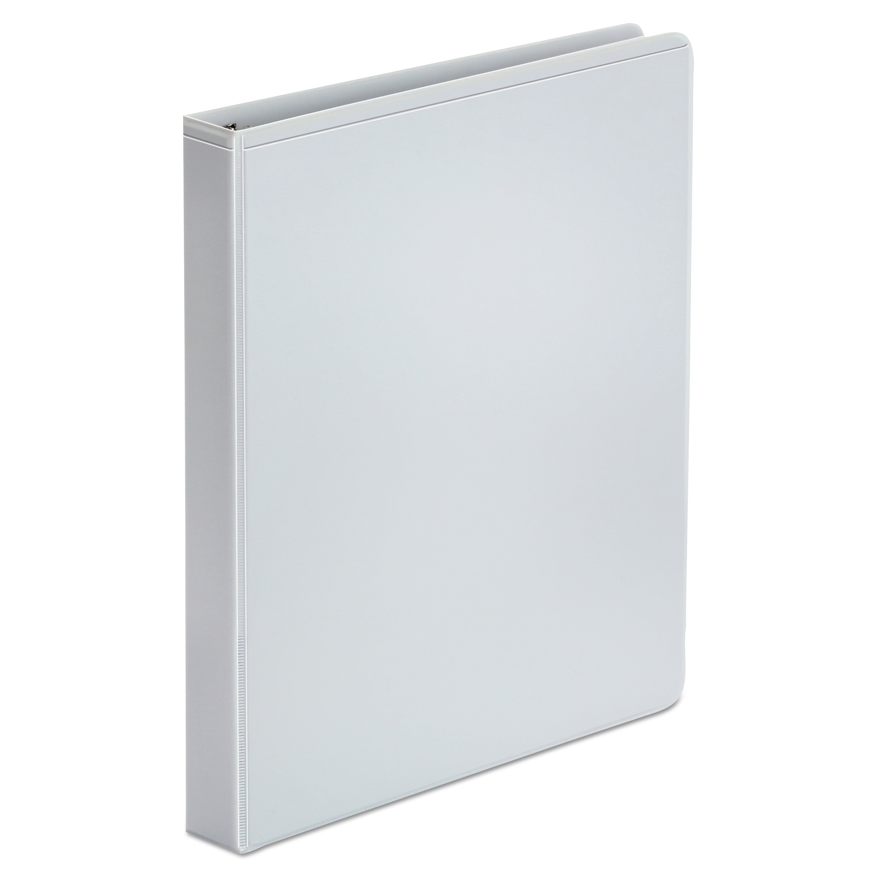 Universal® Economy Round Ring View Binder, 3 Rings, 1" Capacity, 11 X 8.5, White