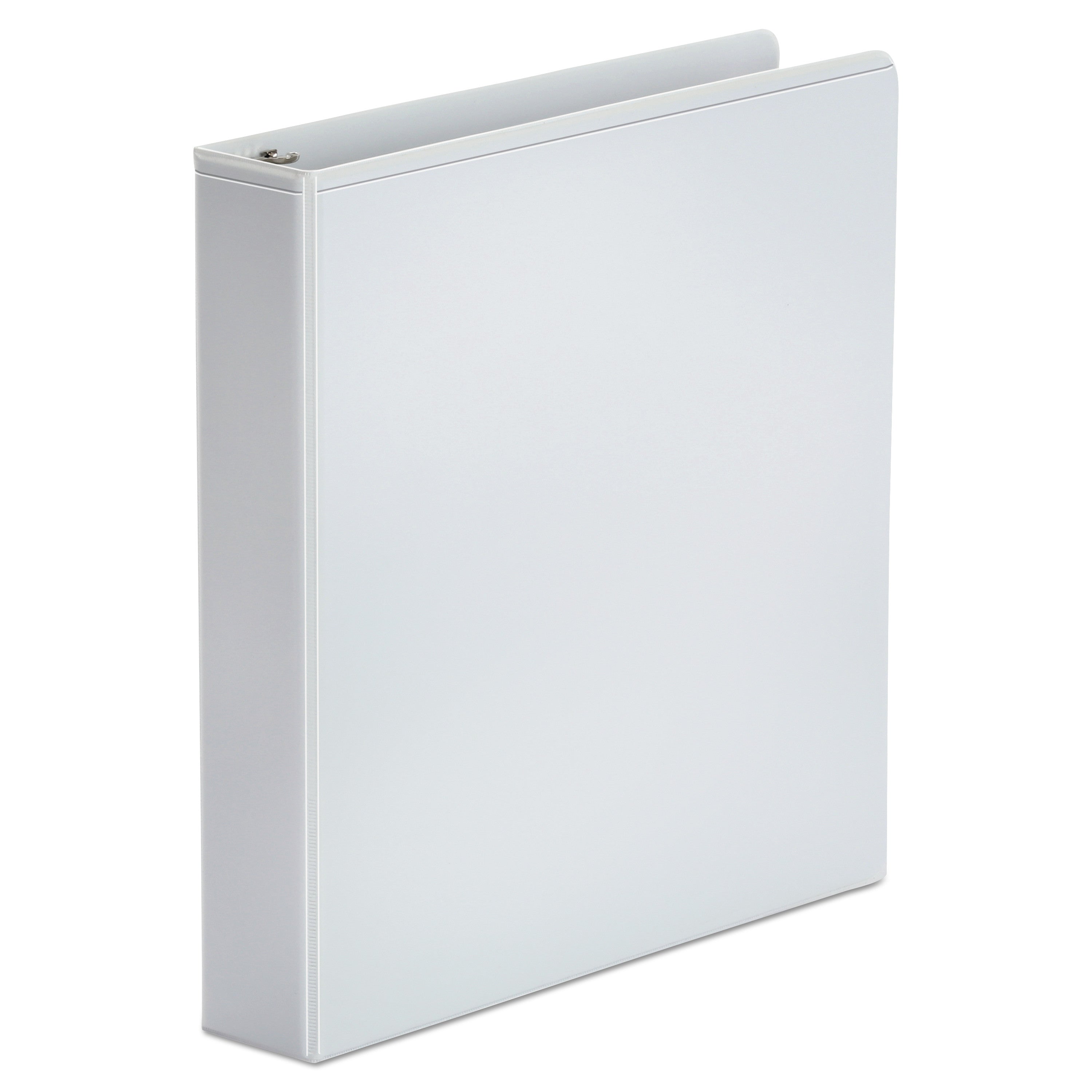 Universal® Economy Round Ring View Binder, 3 Rings, 1.5" Capacity, 11 X 8.5, White