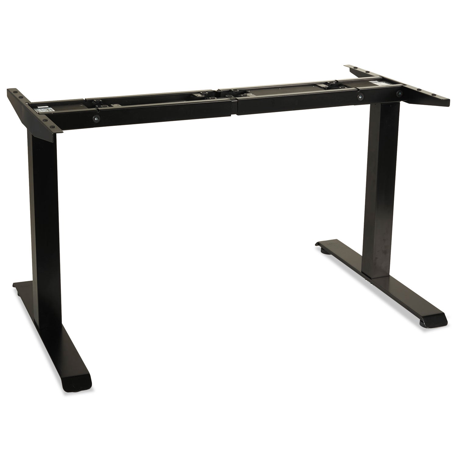 Alera® AdaptivErgo Sit-Stand Two-Stage Electric Height-Adjustable Table Base, 48.06" x 24.35" x 27.5" to 47.2", Black