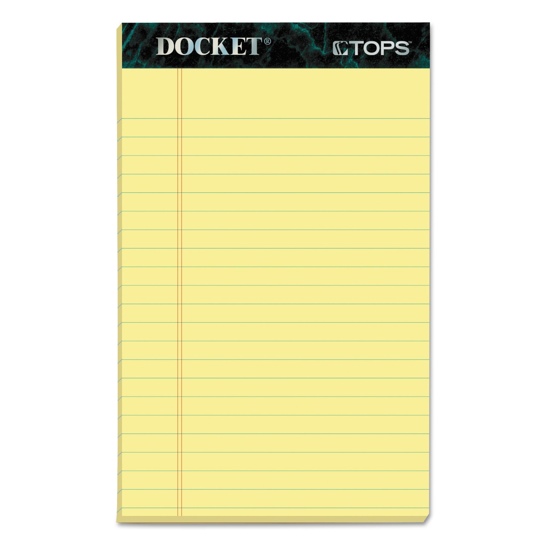 TOPS® Ruled Perforated Pads | 5x8 Canary