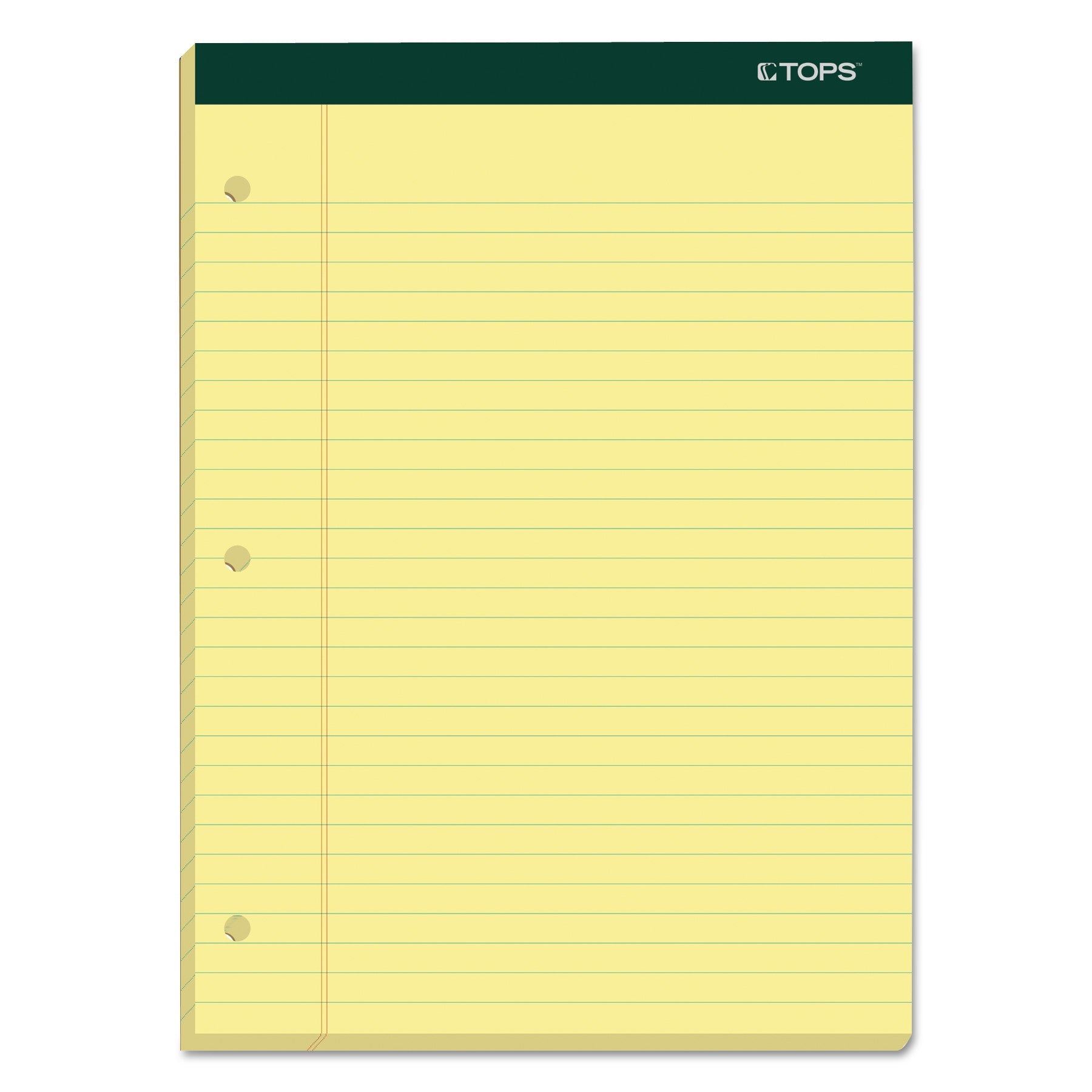 TOPS® Double Docket Ruled Pads | Canary