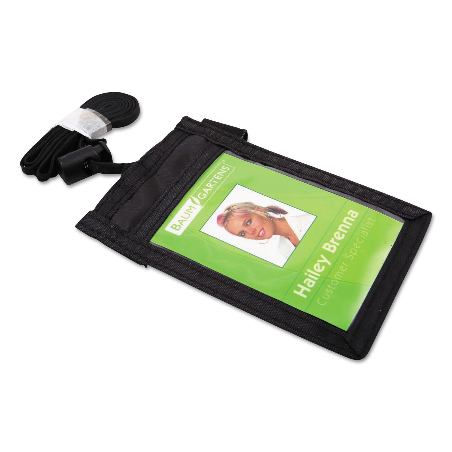 SICURIX® Sicurix Id Neck Pouch, Vertical, 3 X 4 3/4, Black
