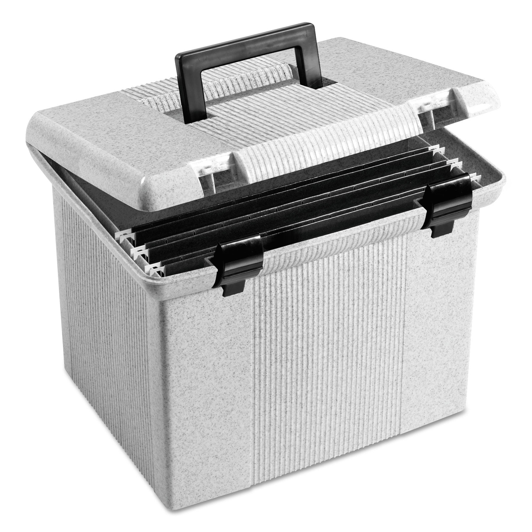 Portable File Box | Letter Size | Granite