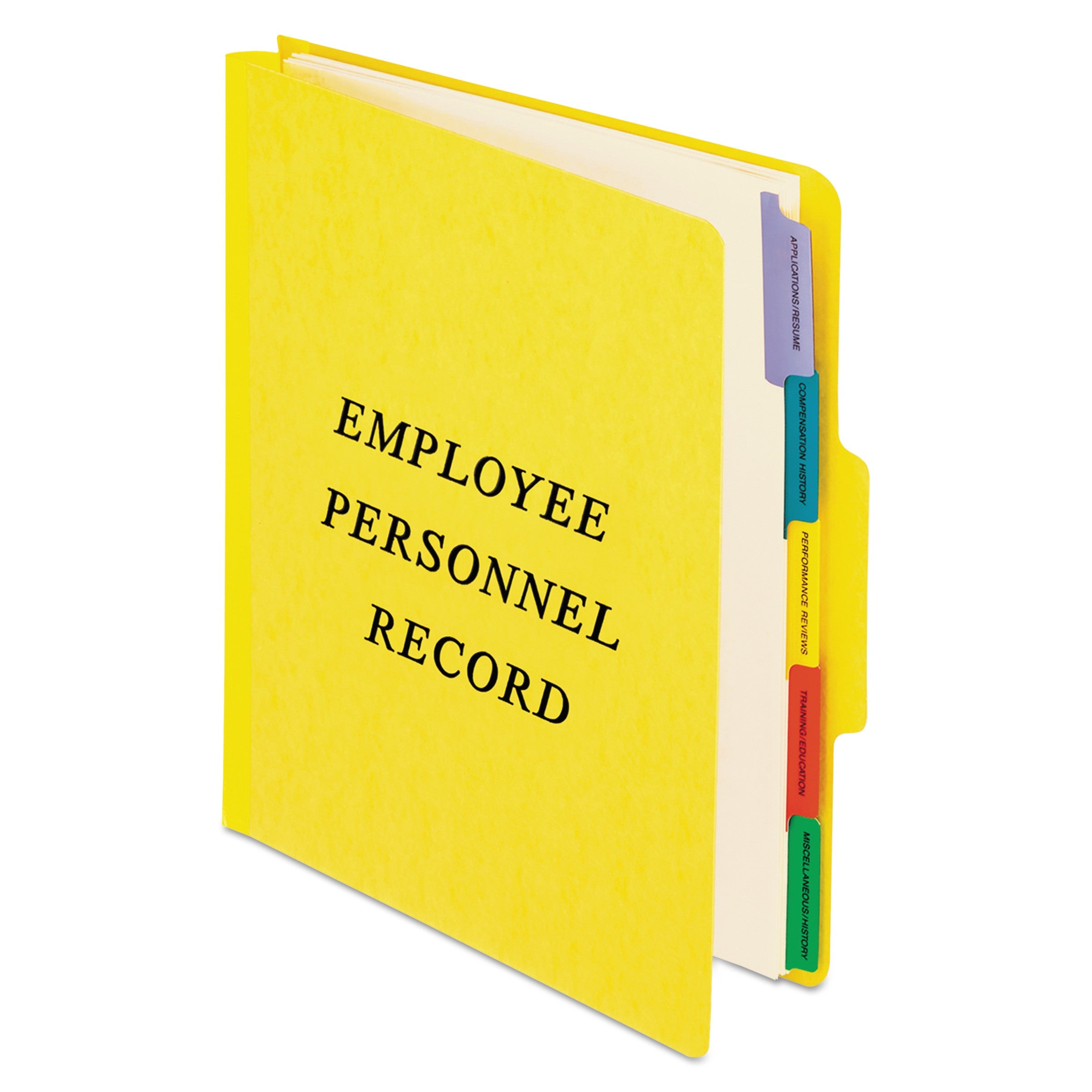 Personnel Folders | 2" Expansion, 5 Dividers