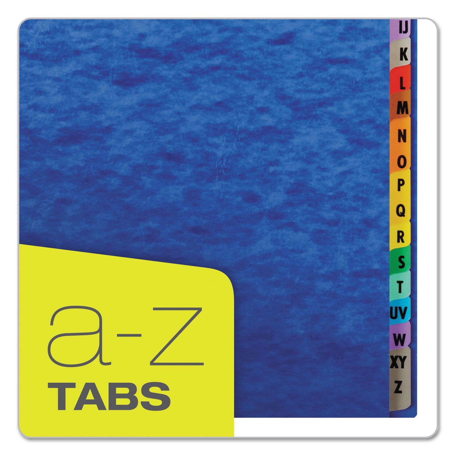 Pendaflex® Expanding Desk File, 23 Dividers, Alpha Index, Letter Size, Blue Cover