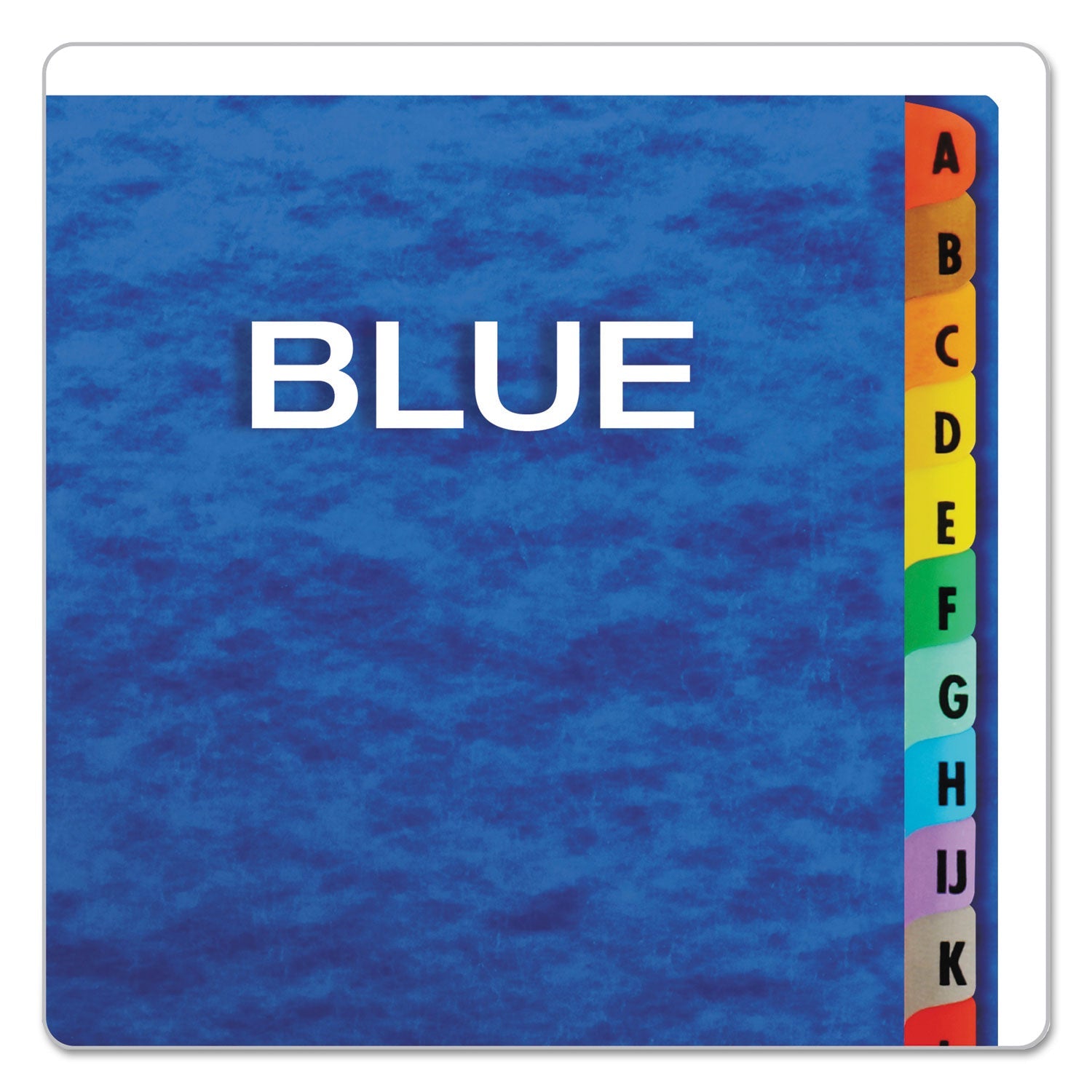 Pendaflex® Expanding Desk File, 23 Dividers, Alpha Index, Letter Size, Blue Cover