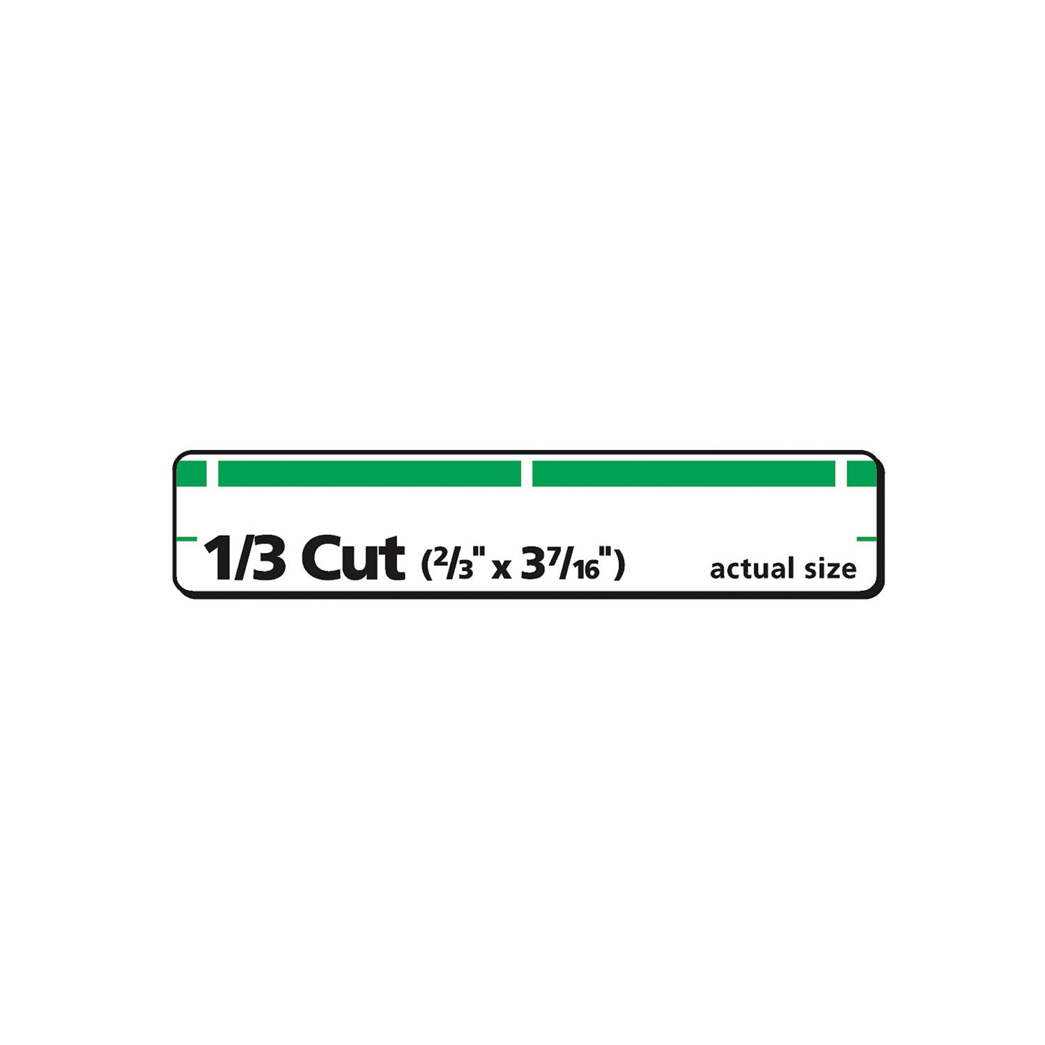 Avery® Permanent Trueblock File Folder Labels With Sure Feed Technology, 0.66 X 3.44, White, 30/sheet, 50 Sheets/box