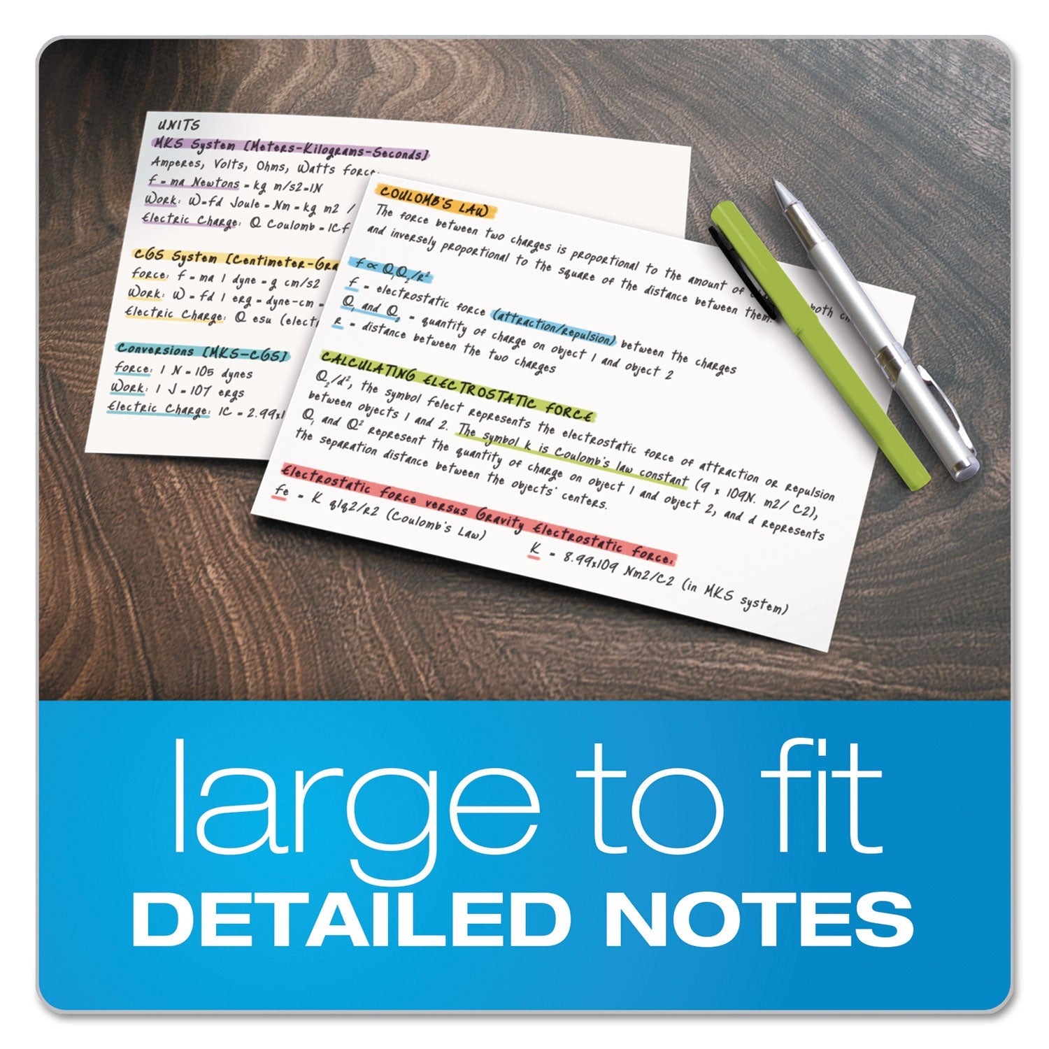 Oxford™ Unruled Index Cards, 5 X 8, White, 100/pack