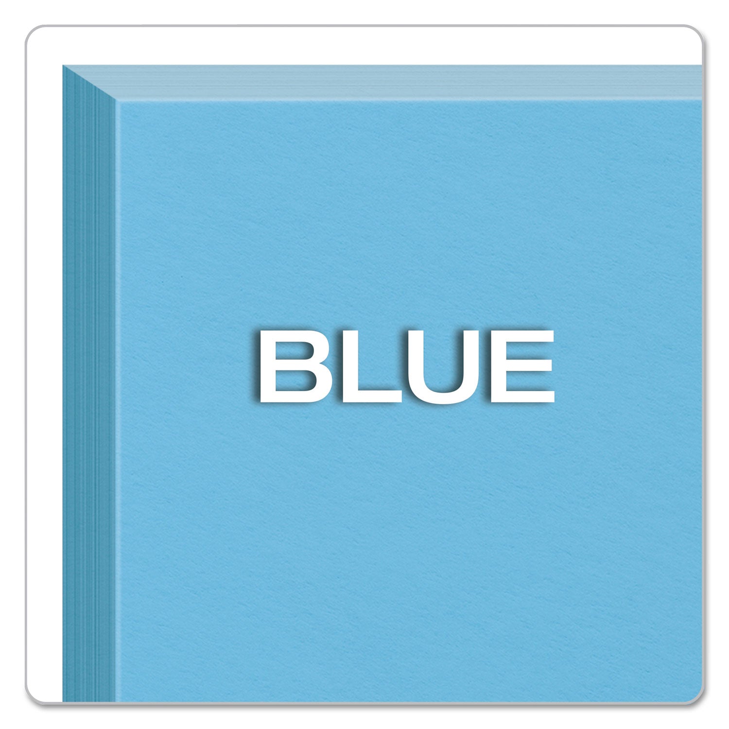 Oxford™ Unruled Index Cards, 4 X 6, Blue, 100/pack