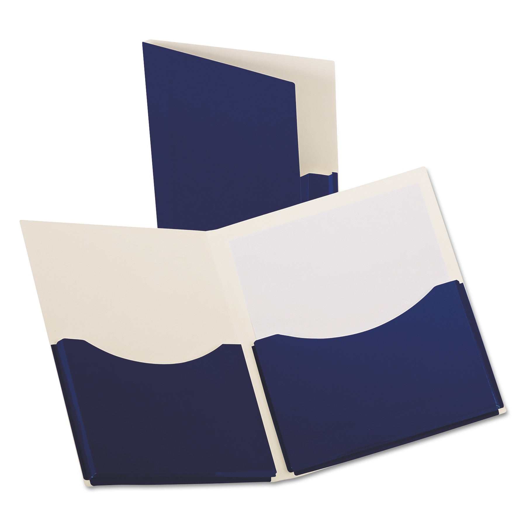 Oxford Gusseted 2-Pocket Folder | Navy 20-Pack