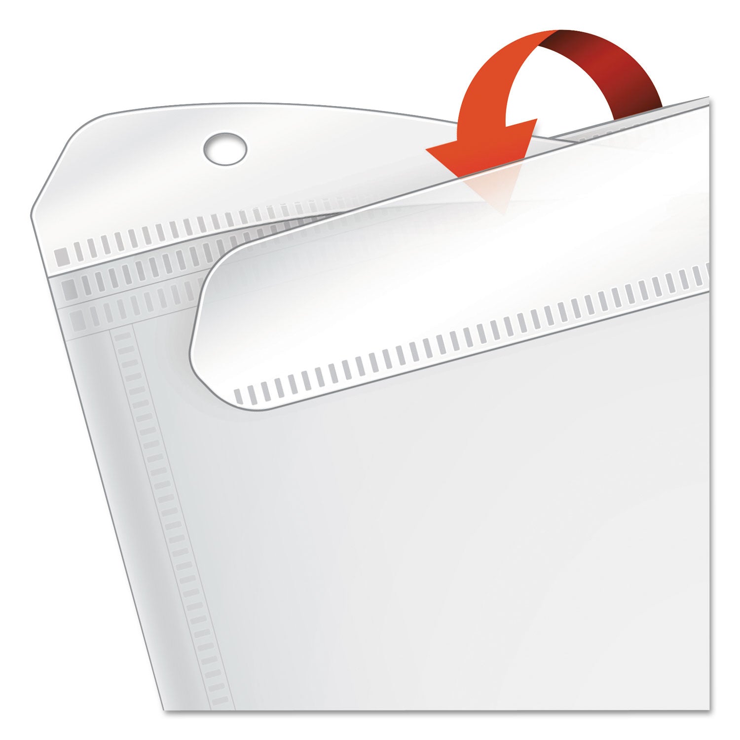 Cardinal® Expanding Zipper Binder Pocket, 8.5 x 11, Assorted Colors, 5/Pack