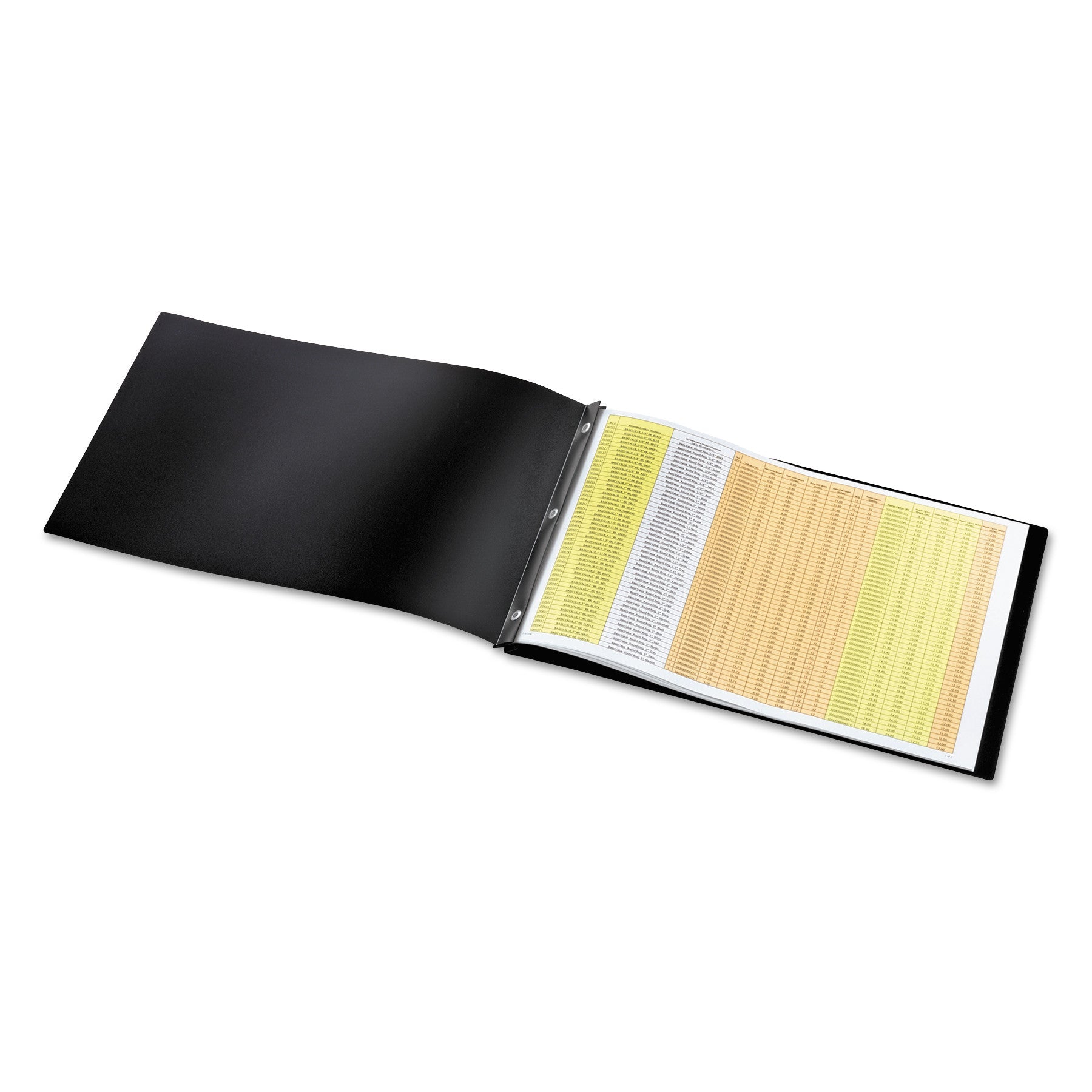 Cardinal® Reportpro Tabloid Portfolio, Prong Fastener, 0.19" Capacity, 11 X 17, Black/black