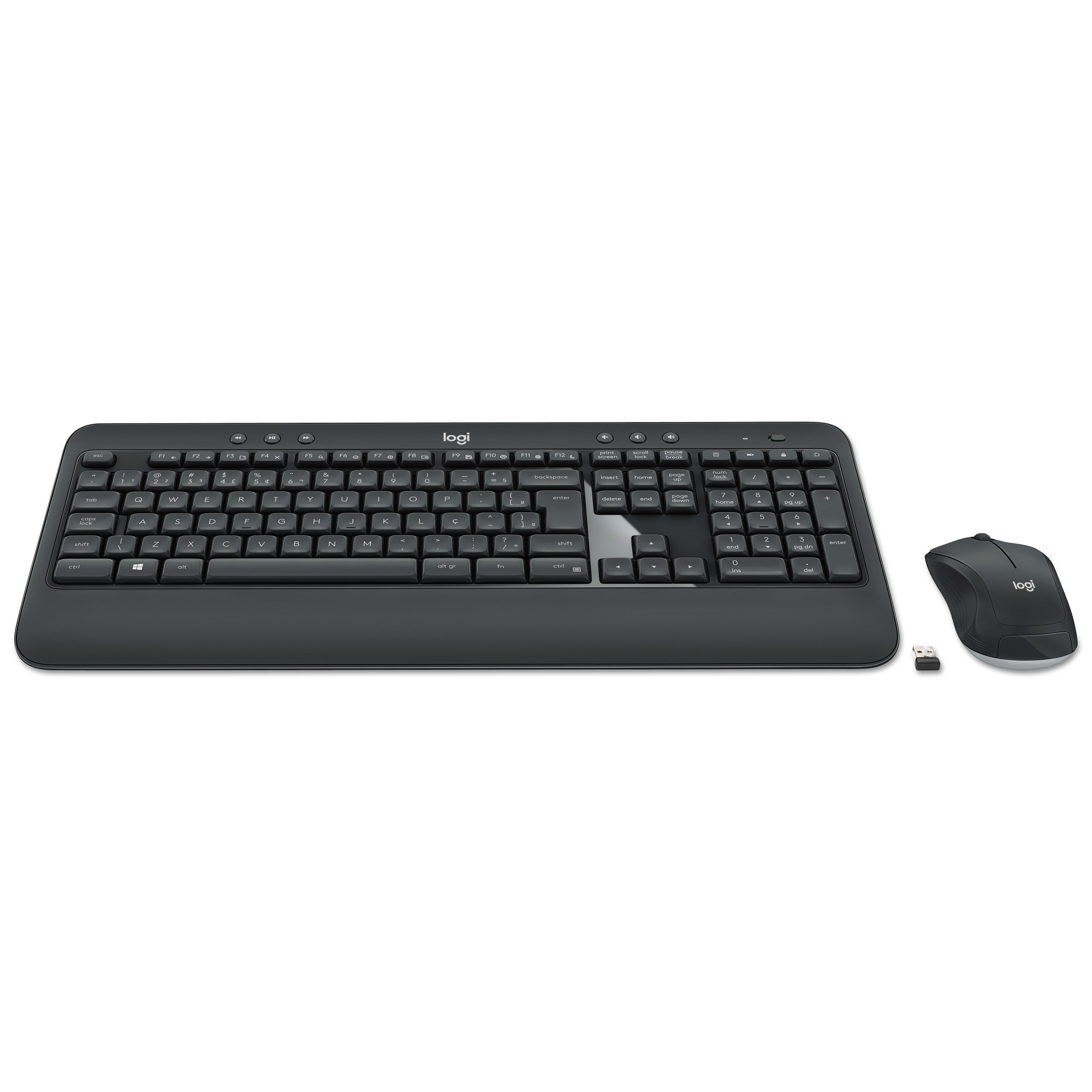 Logitech® Mk540 Wireless Combo, 2.4 Ghz Frequency/30 Ft Wireless Range, Black