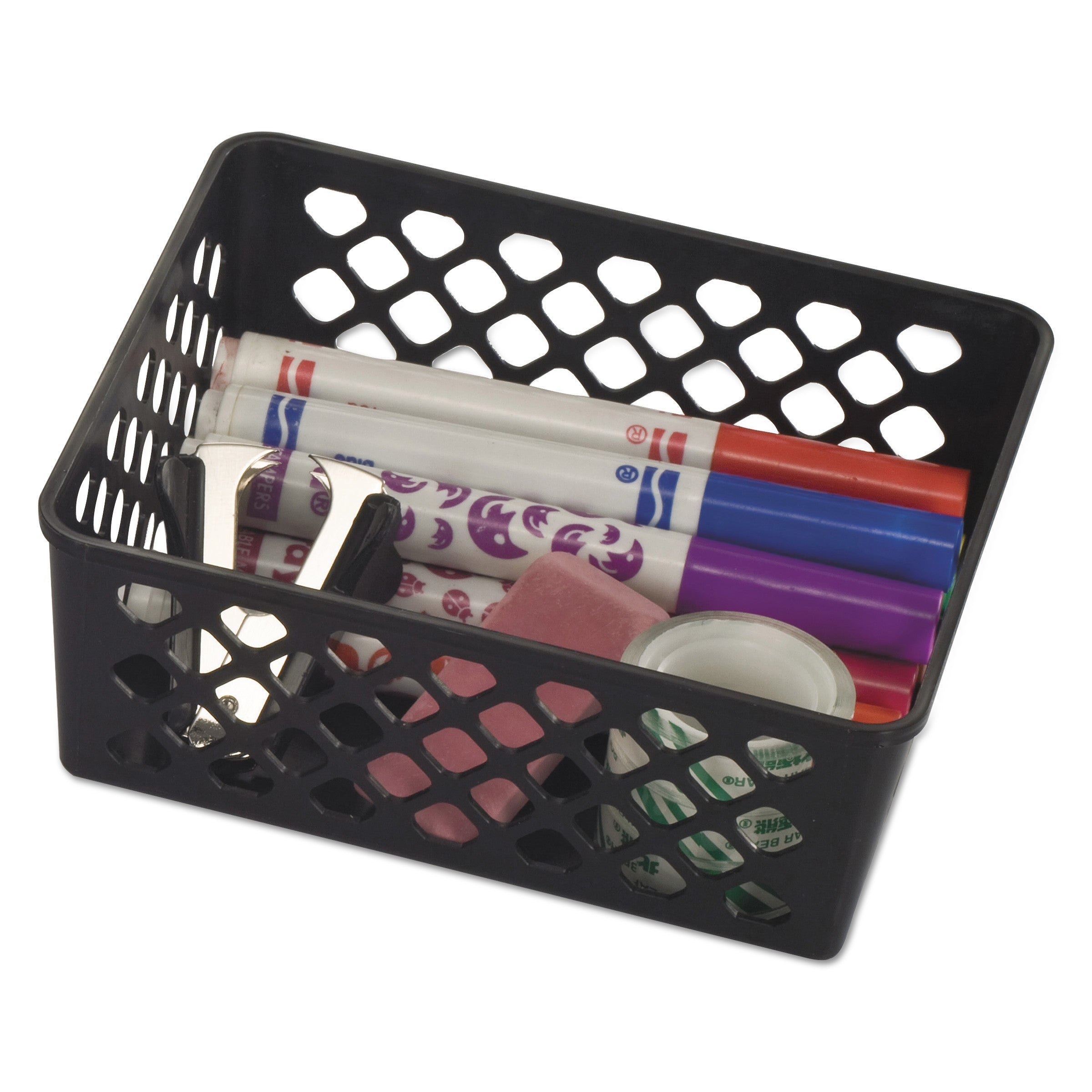 Recycled Supply Basket | Black, 3/Pack, Officemate