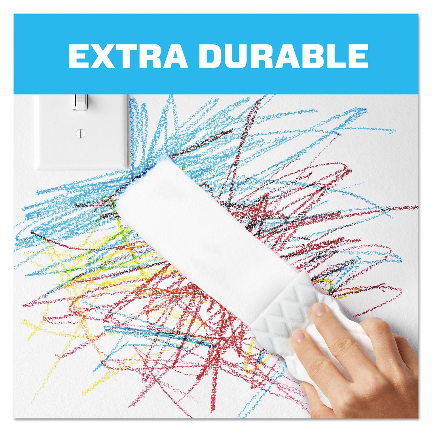 Mr. Clean® Magic Eraser Extra Durable, 4.6 X 2.4, 0.7" Thick, 4/box