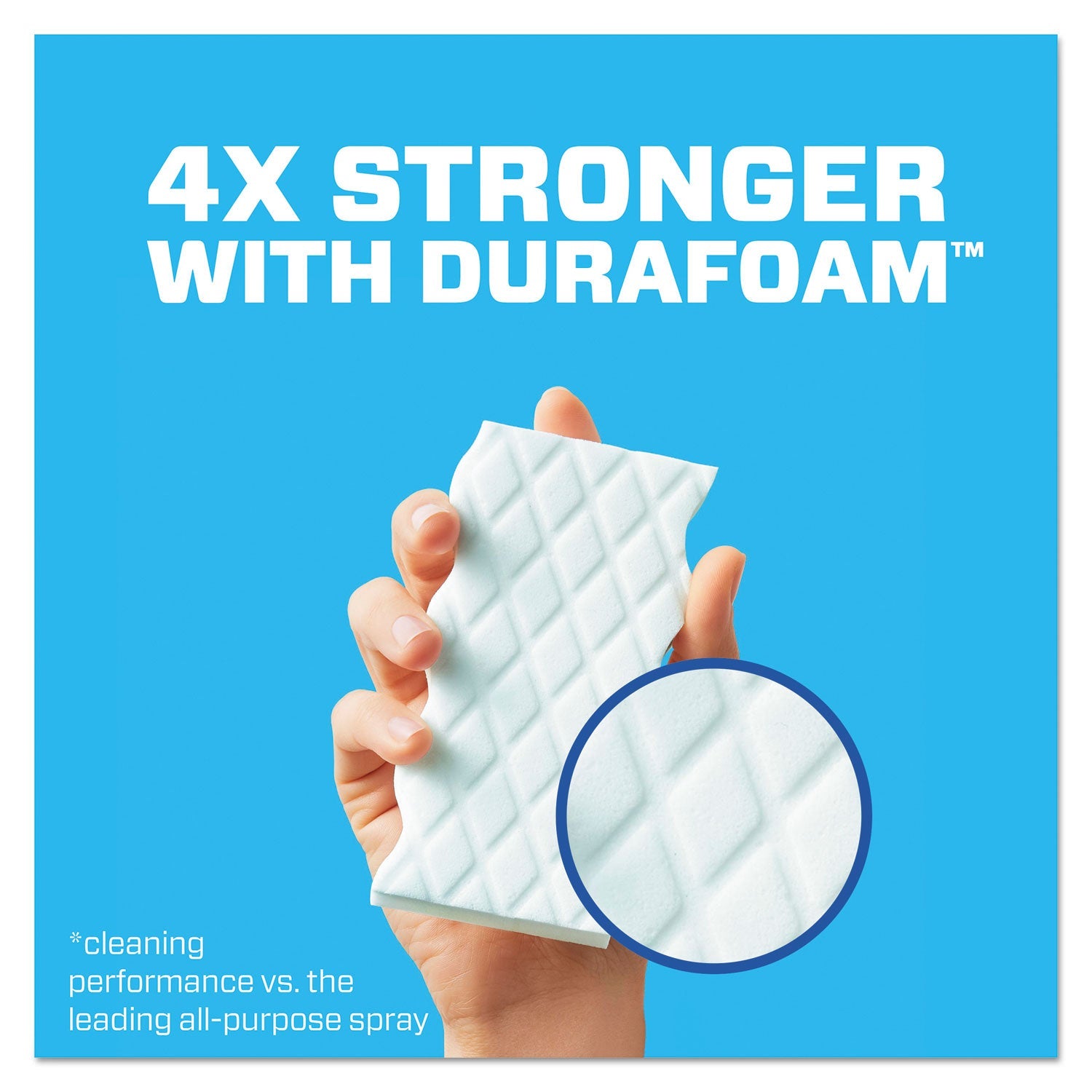 Mr. Clean® Magic Eraser Extra Durable, 4.6 X 2.4, 0.7" Thick, 4/box