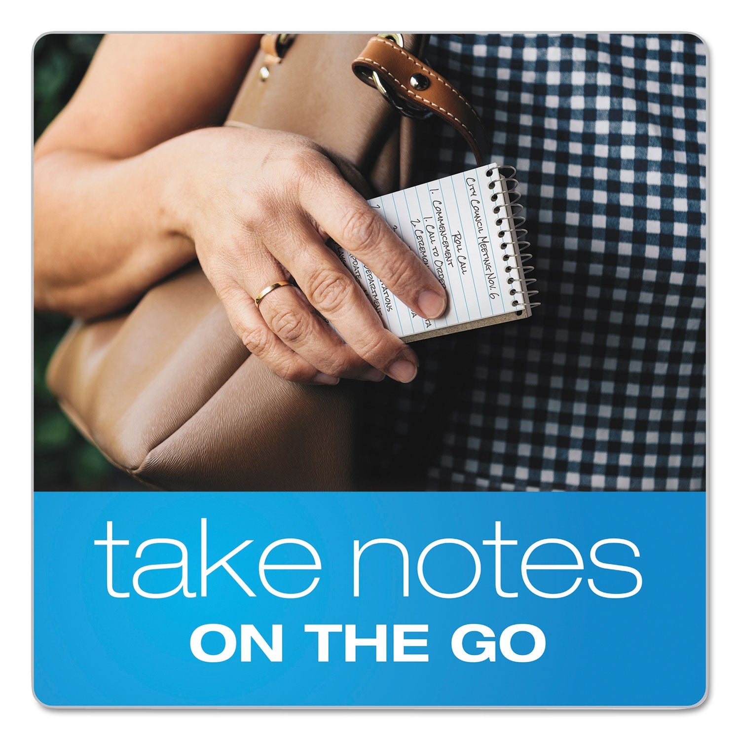 TOPS™ Second Nature Wirebound Notepads, Narrow Rule, Randomly Assorted Cover Colors, 50 White 3 X 5 Sheets