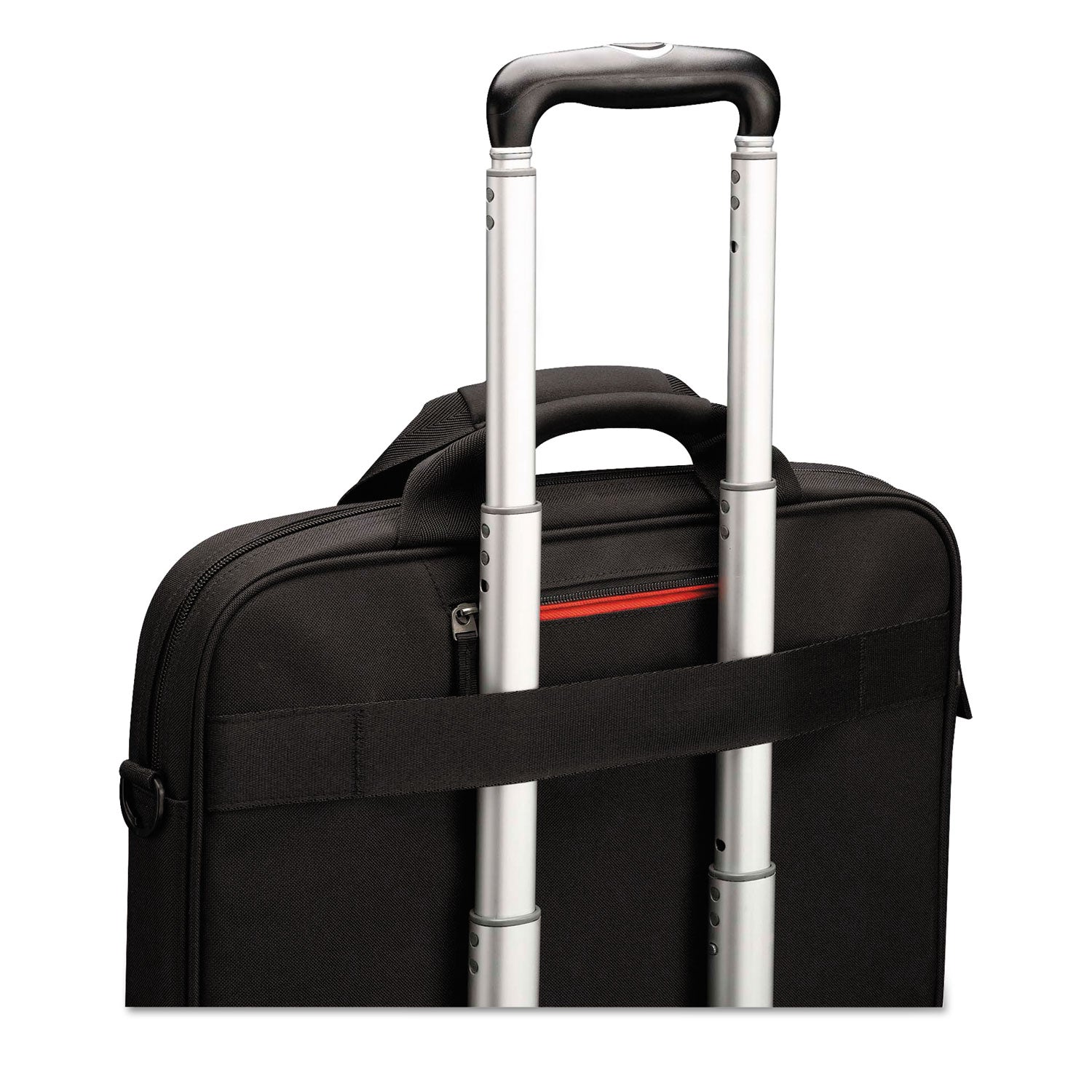 Case Logic® Diamond Briefcase, Fits Devices Up to 15.6", Polyester, 16.1 x 3.1 x 11.4, Black