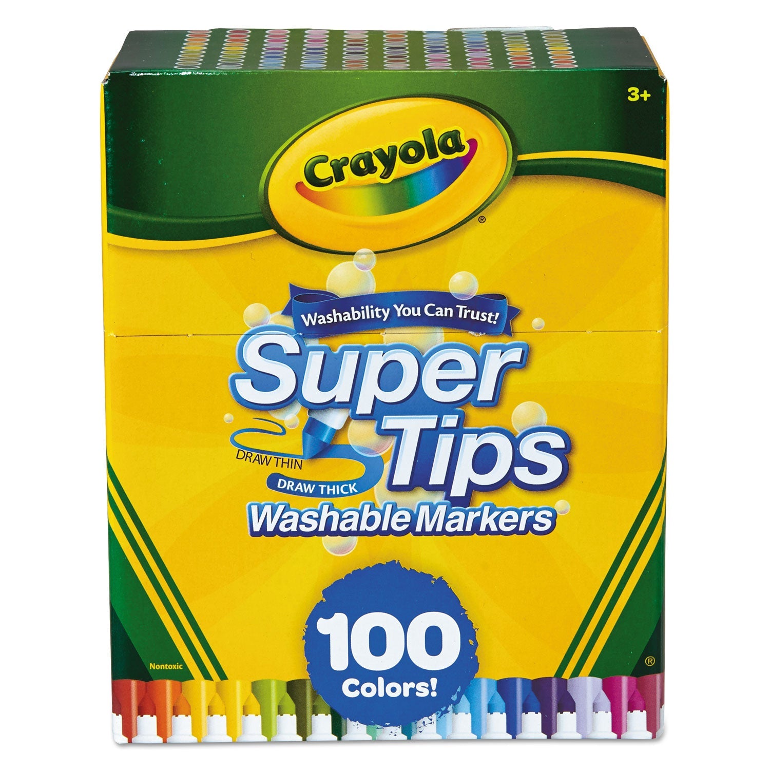 Crayola Super Tips Washable Markers | 100/Set