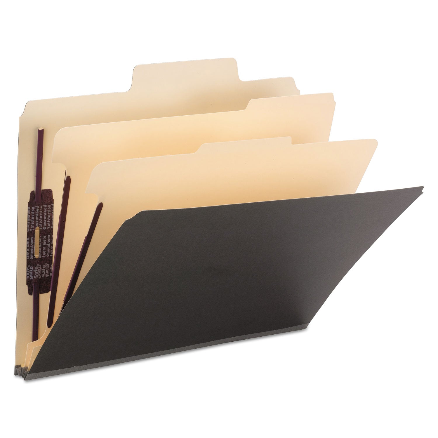 SuperTab Classification Fld| Smead Six-Section Gray