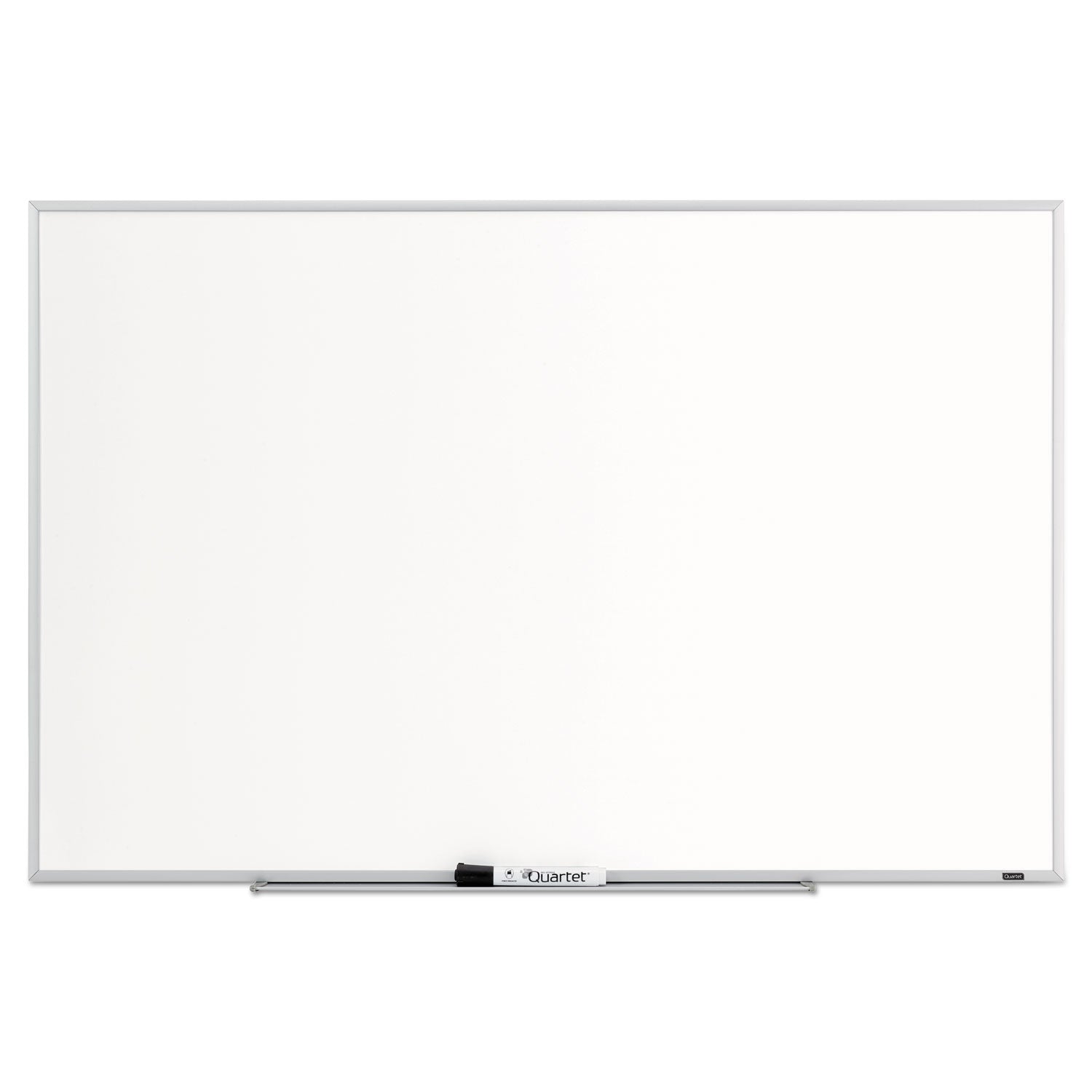Quartet® Dry Erase Board, 36" x 24", White Surface, Satin Aluminum Frame