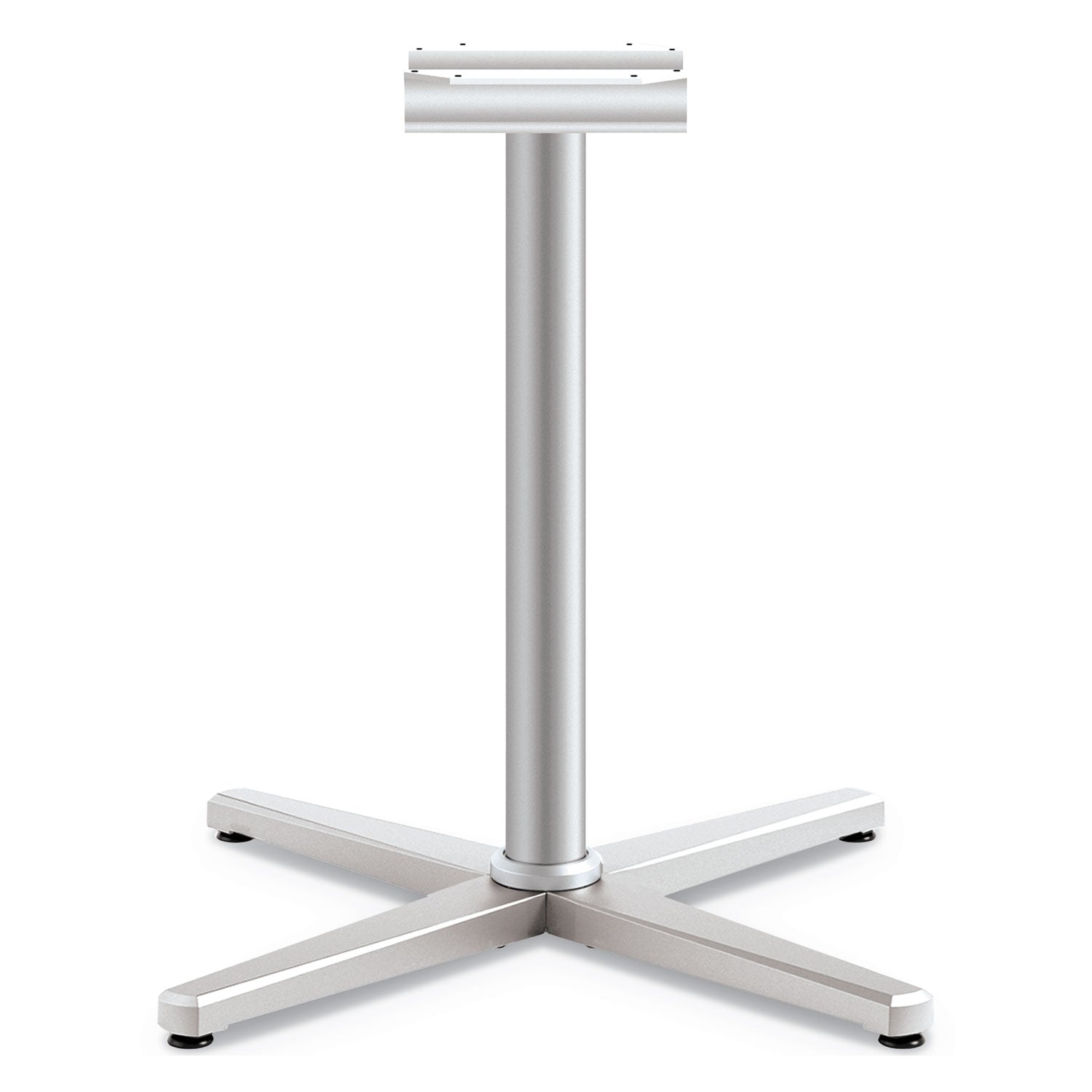 Arrange X-Leg Base | For 42-48" Tops, Silver