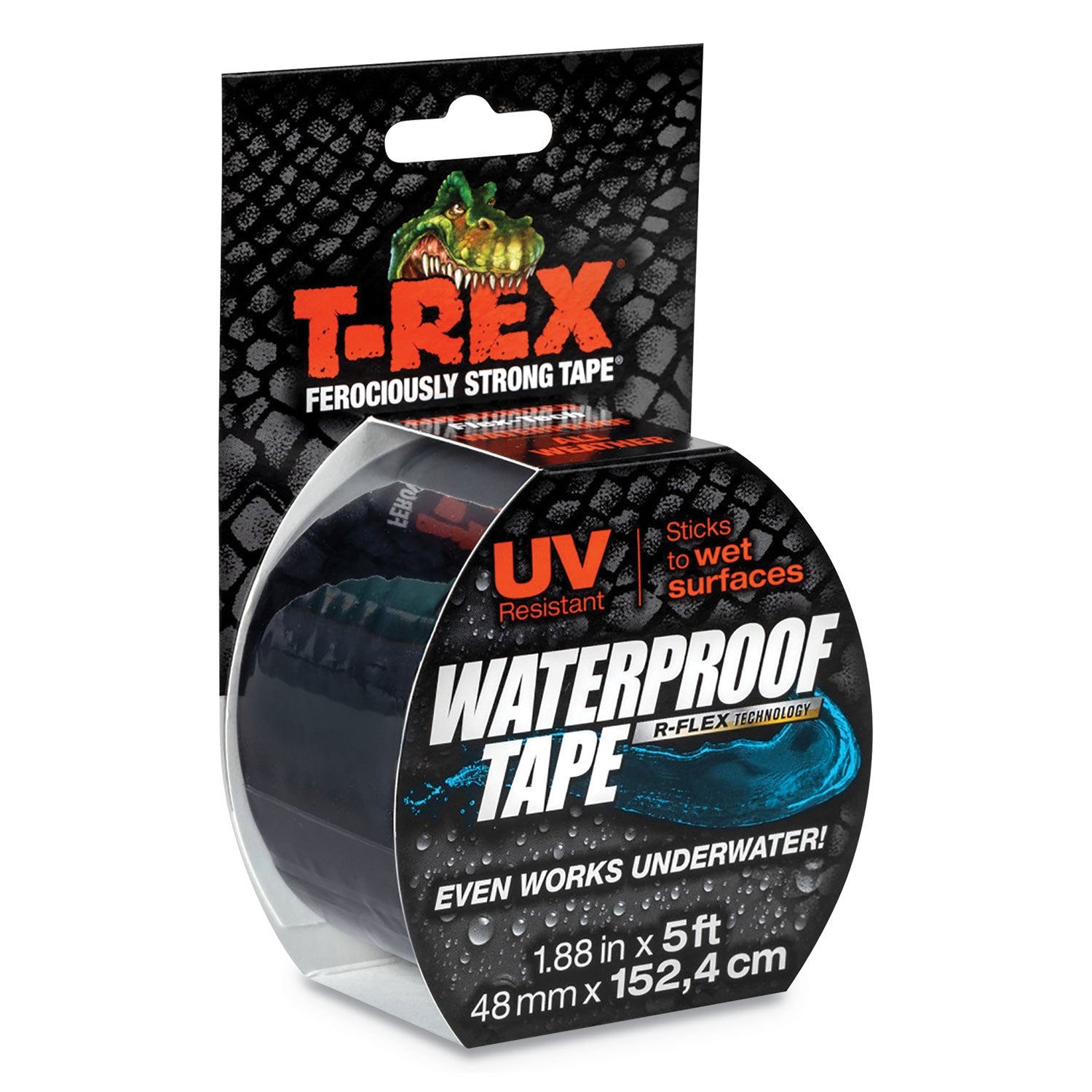T-REX Waterproof Tape | 2" x 5 Ft Black