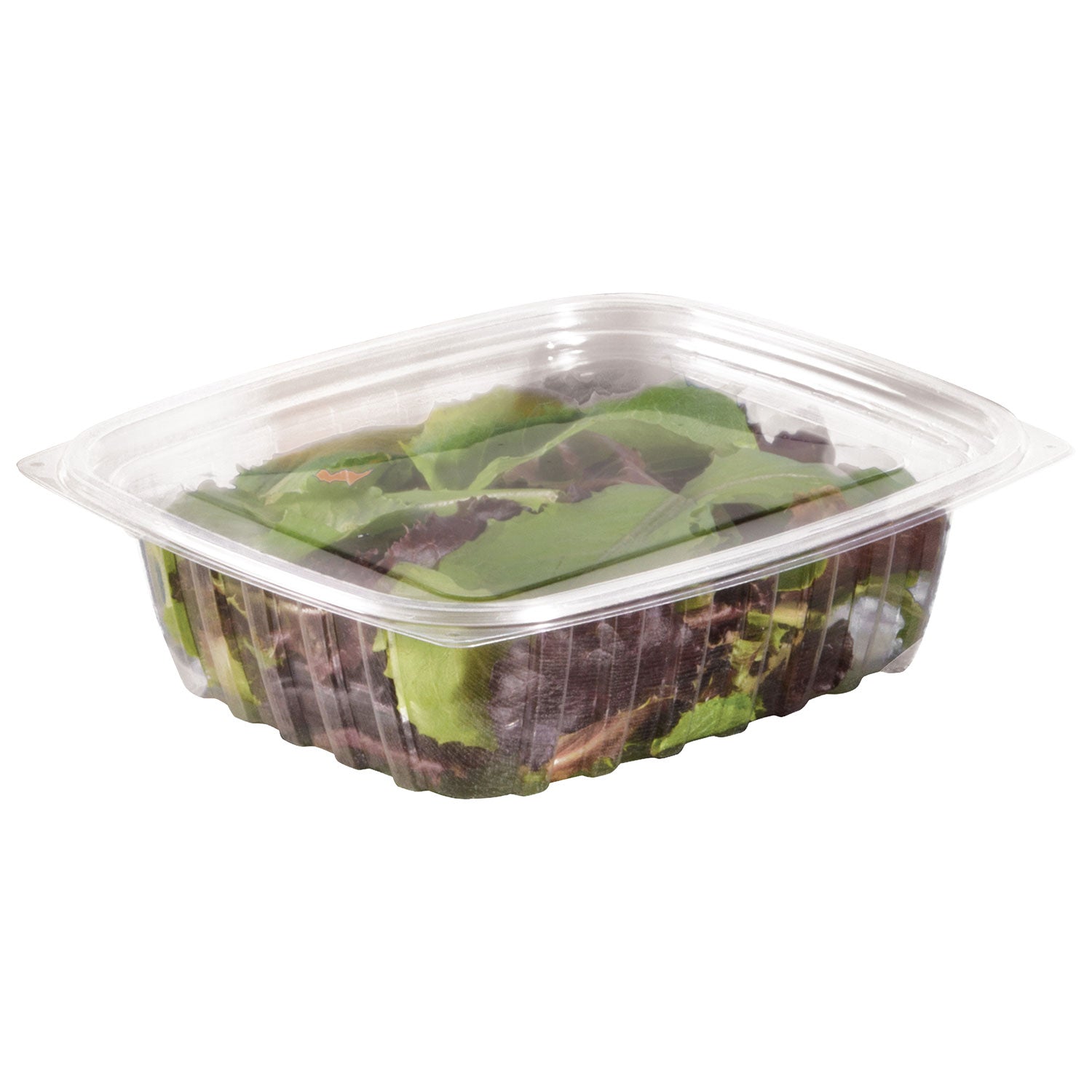Dart® ClearPac Clear Container Lids, Flat, 6.5 x 7.5, Clear, Plastic, 63/Pack, 8 Packs/Carton