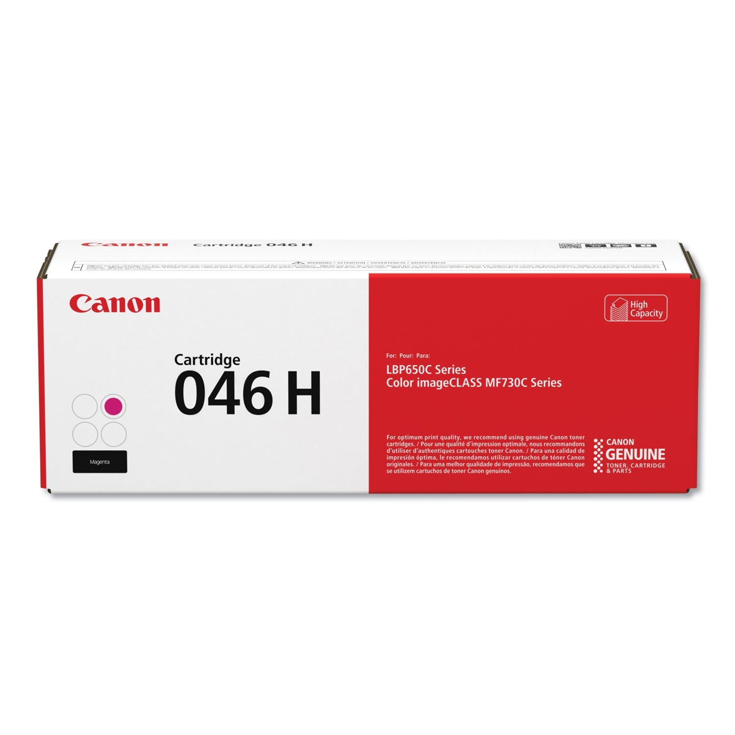Canon® 1252c001 (046) High-Yield Toner, 5,000 Page-Yield, Magenta