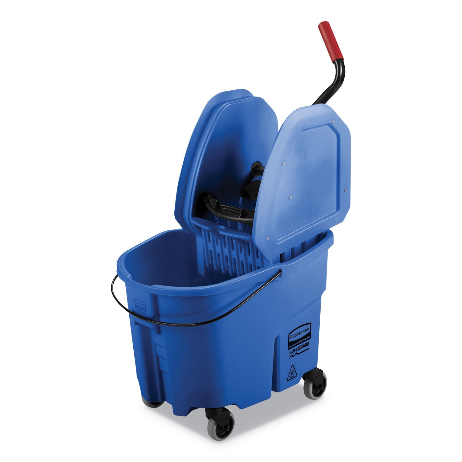 WaveBrake Mop Bucket | Down-Press, 35 qt, Blue