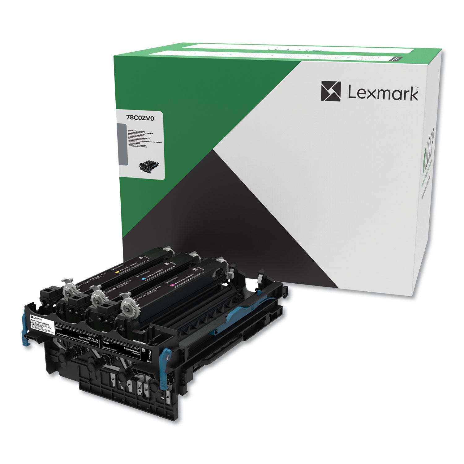 Lexmark™ 78c0zv0 Return Program Imaging Kit, 125,000 Page-Yield, Black