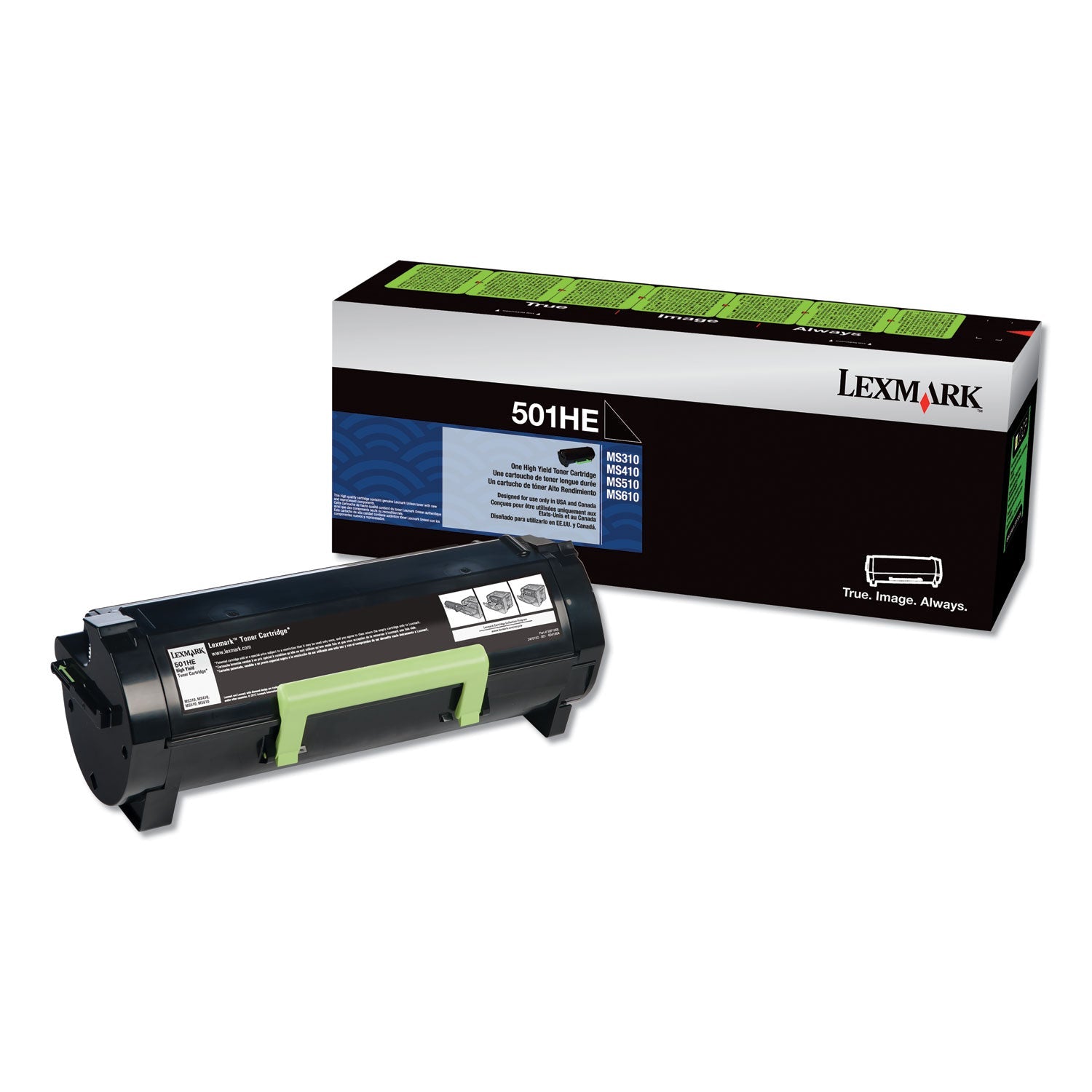 Lexmark™ 50F1H0E Return Program High-Yield Toner, 5,000 Page-Yield, Black - Bloom Skins