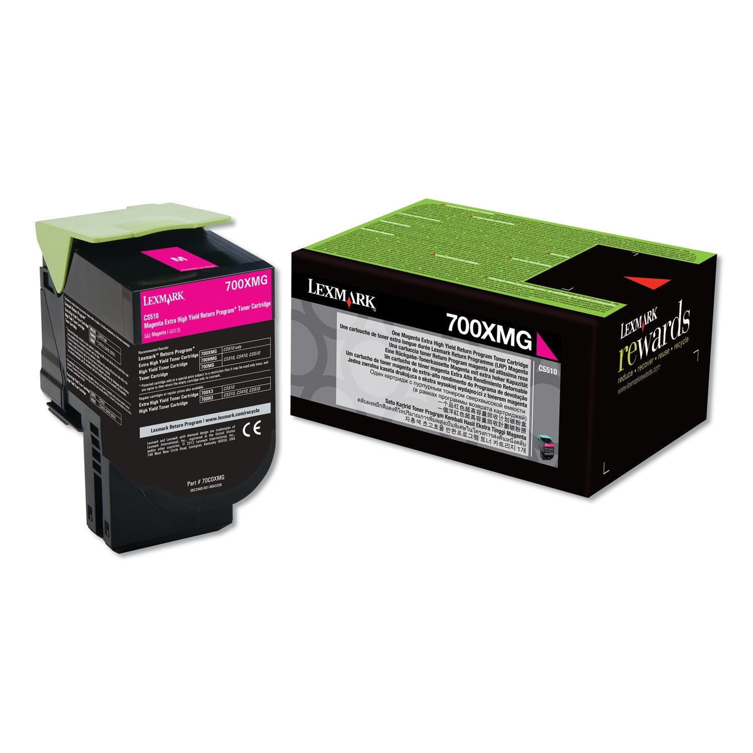 Lexmark 70c0xmg Toner | Extra High-Yield Magenta