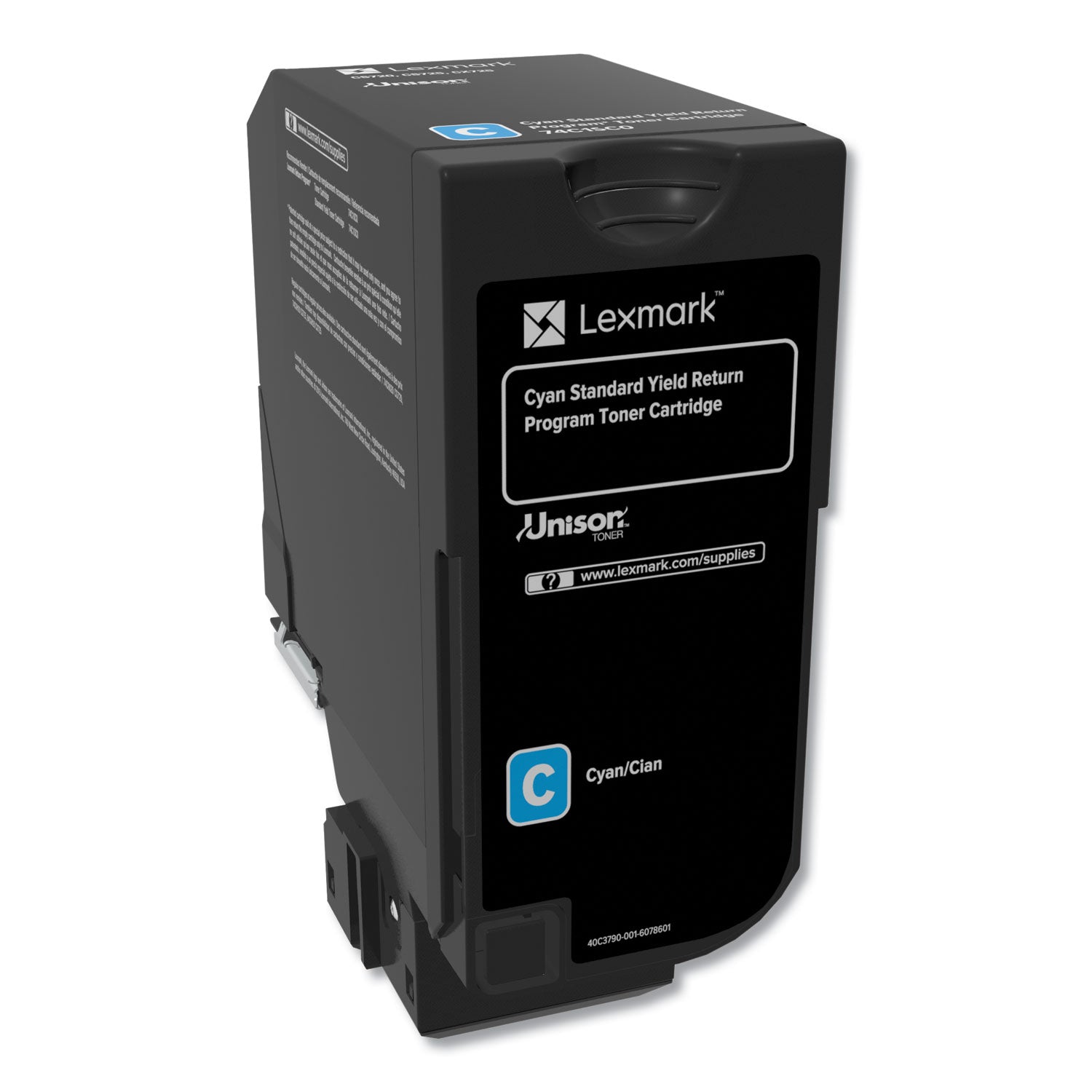 Lexmark 74c1sc0 Toner | Return Program, Cyan
