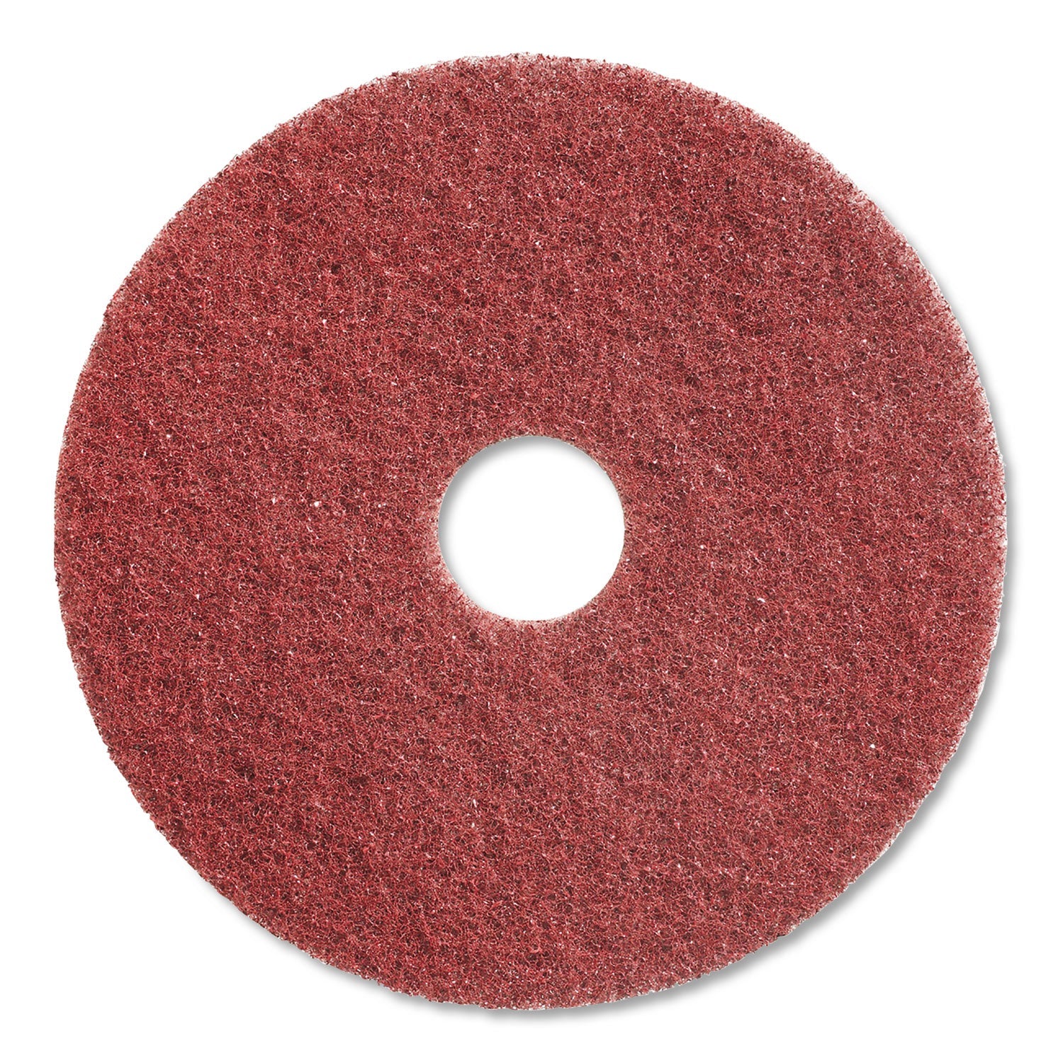 Diversey™ Twister Floor Pad, 17" Diameter, Red, 2/carton
