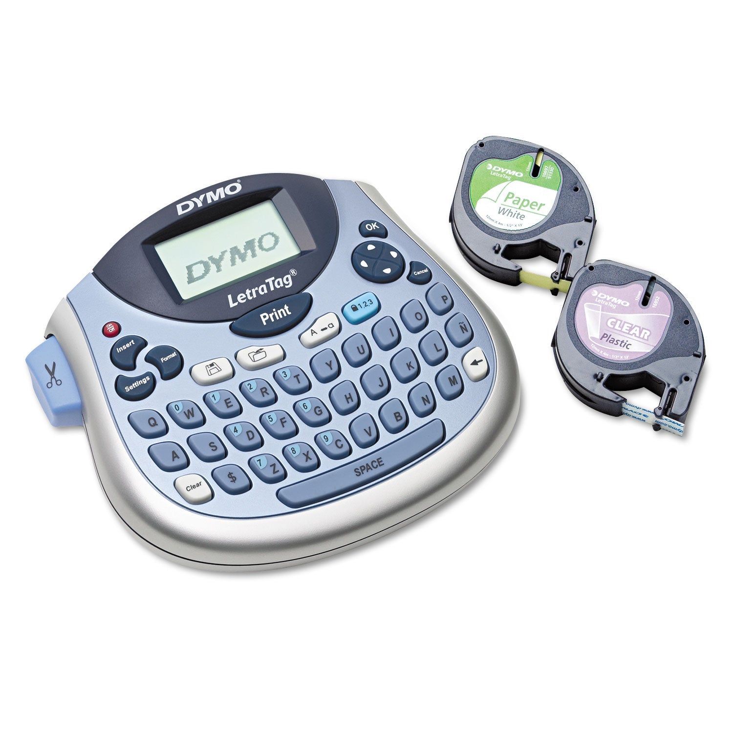DYMO® Letratag 100t Label Maker, 2 Lines, 6.7 X 2.8 X 5.7 - Bloom Skins