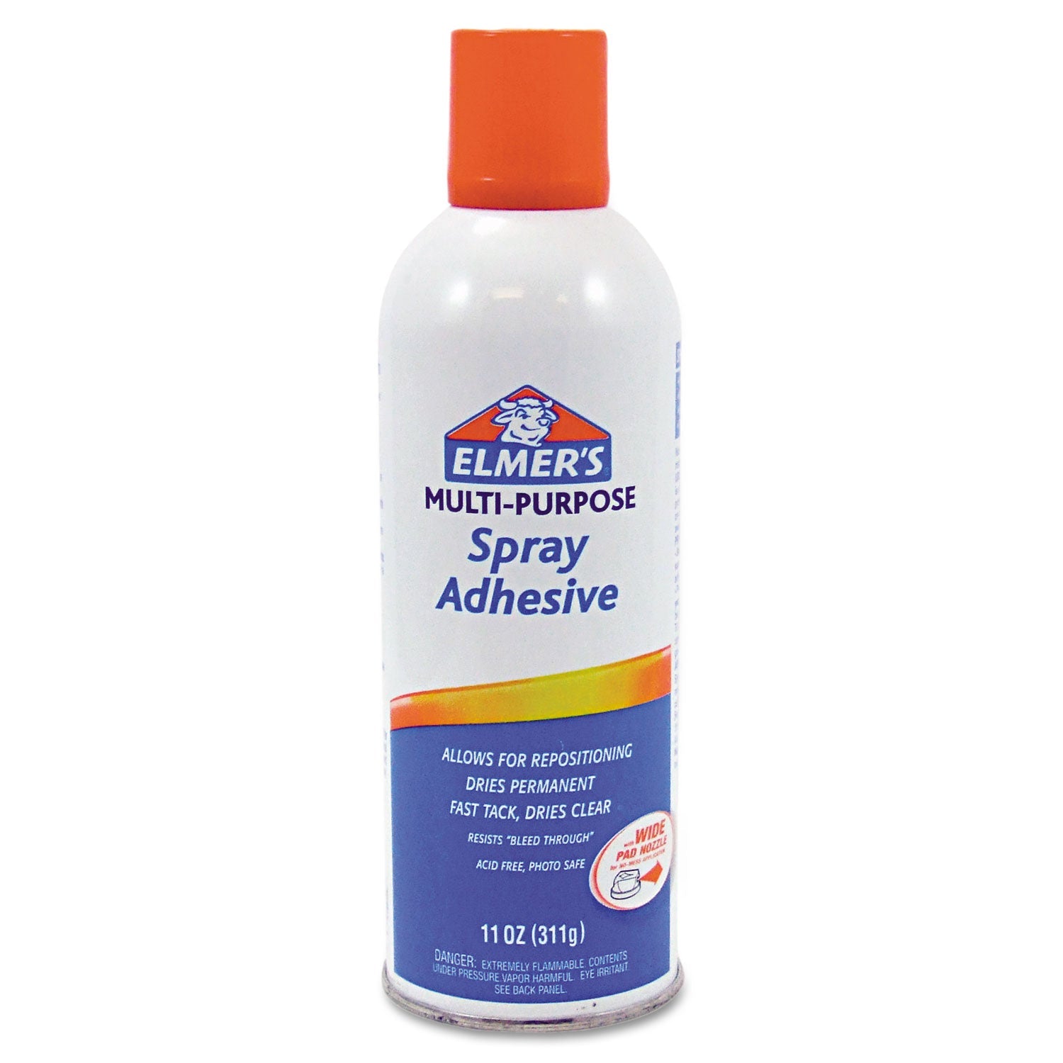 Elmer's® Multi-Purpose Spray Adhesive, 11 Oz, Dries Clear